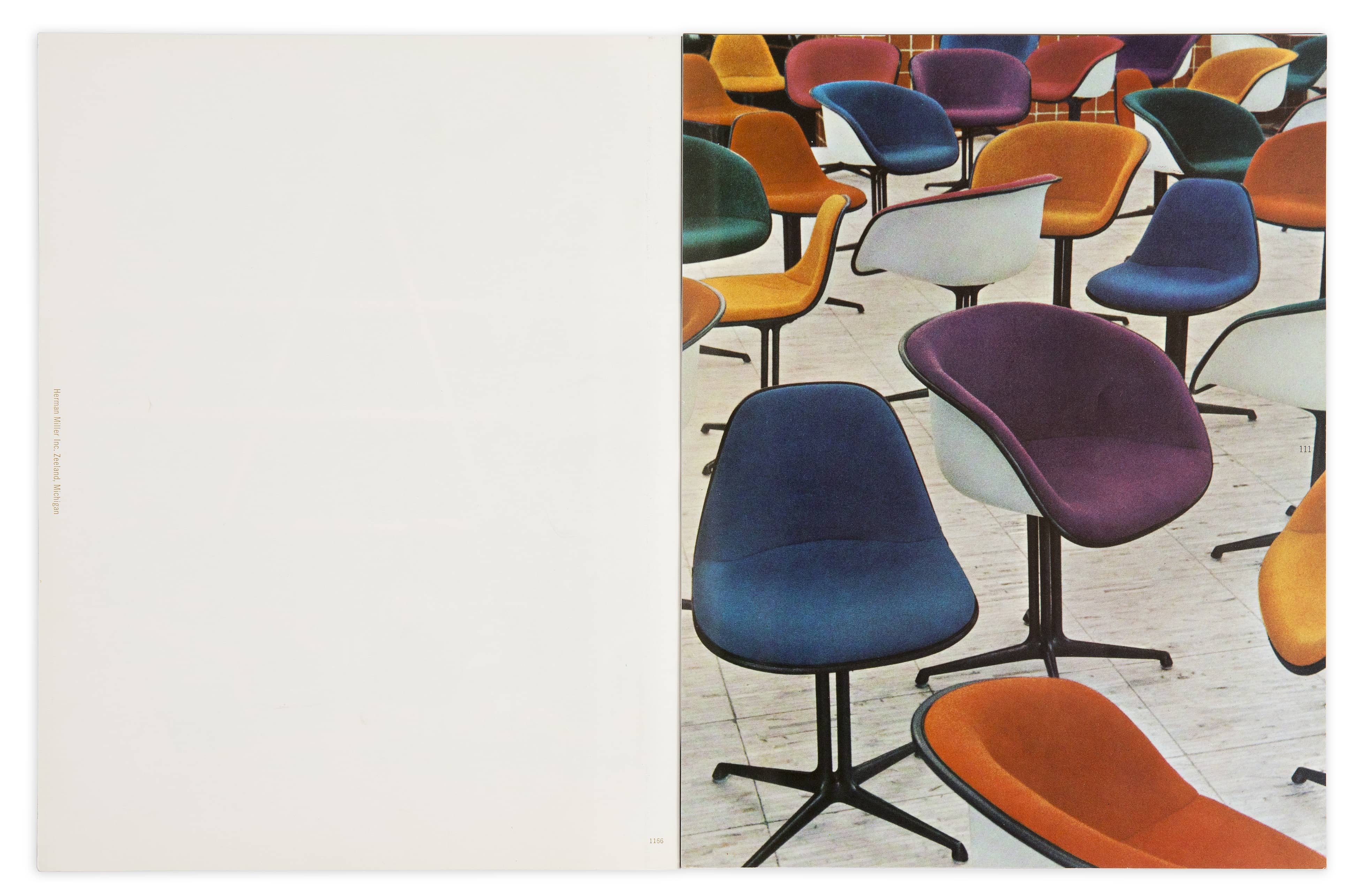 Herman Miller Brochure from the 1965 is peak aesthetics