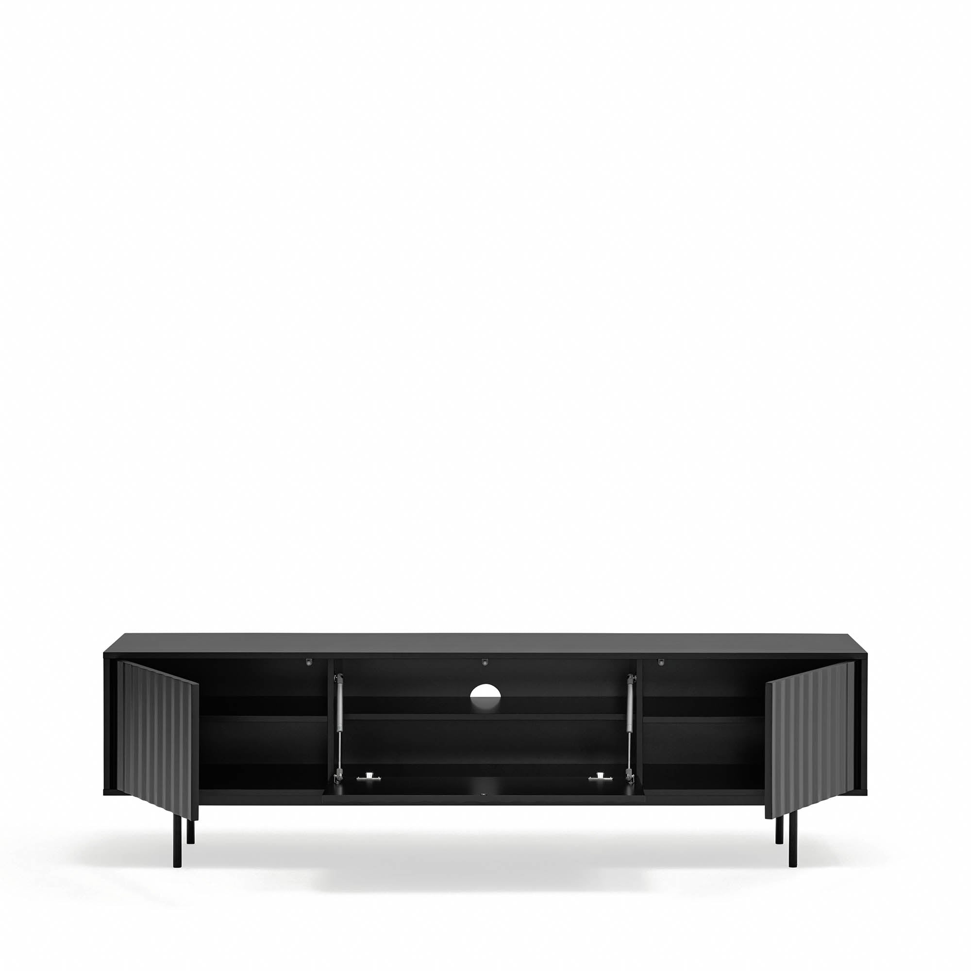 Tv Cabinet Sierra 3D Black