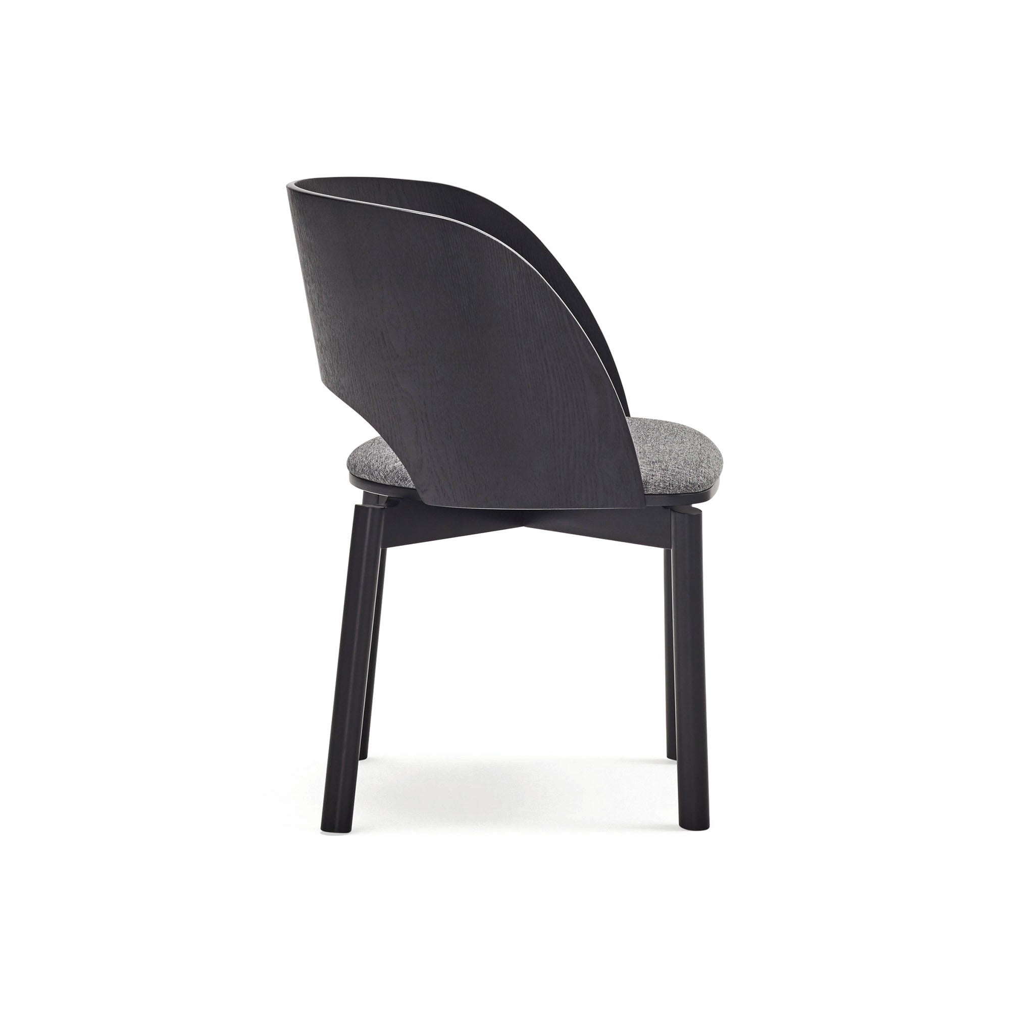 DAM Dining Chair in Black by Teulat – Set of 2