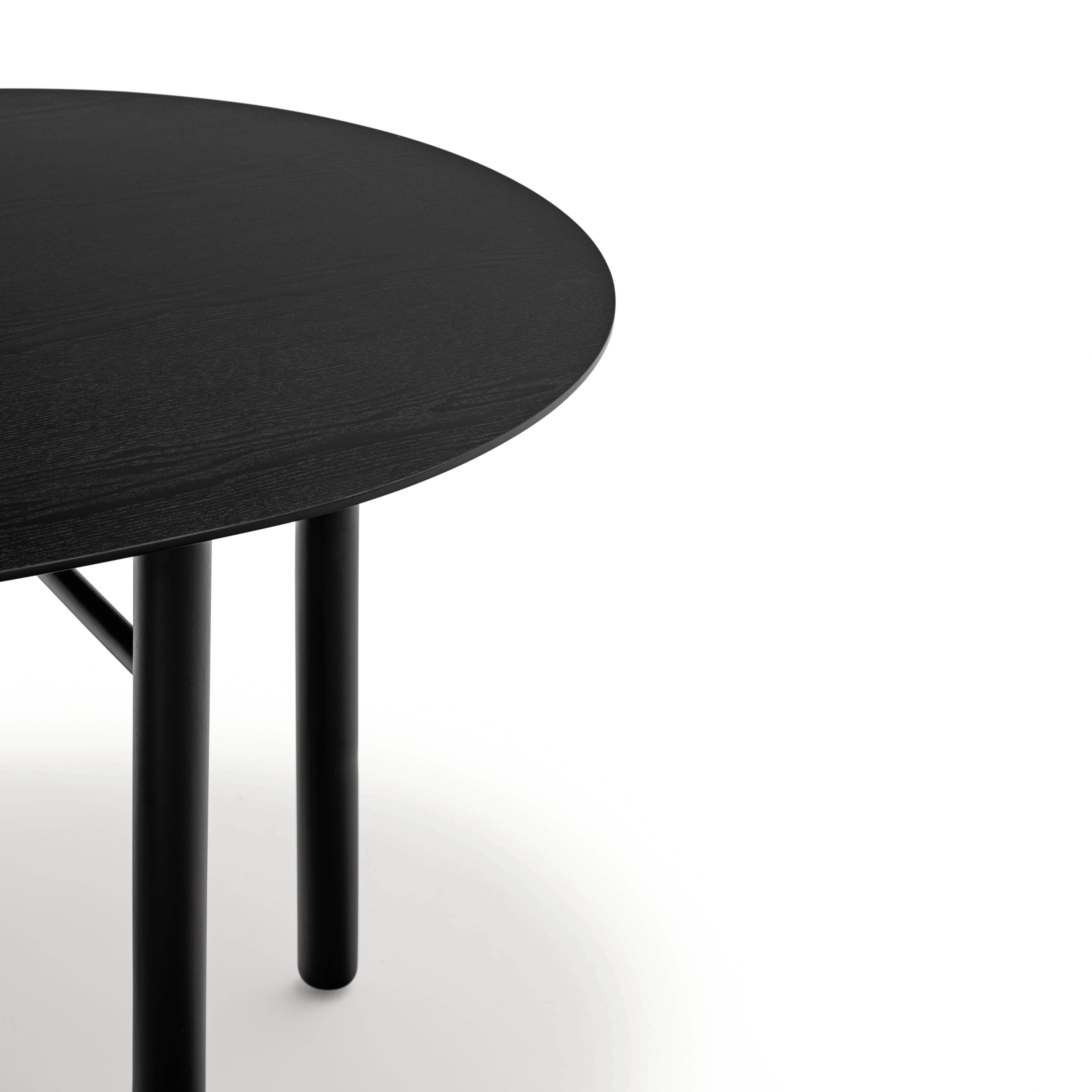 Oval Table Junco 200X100 Black