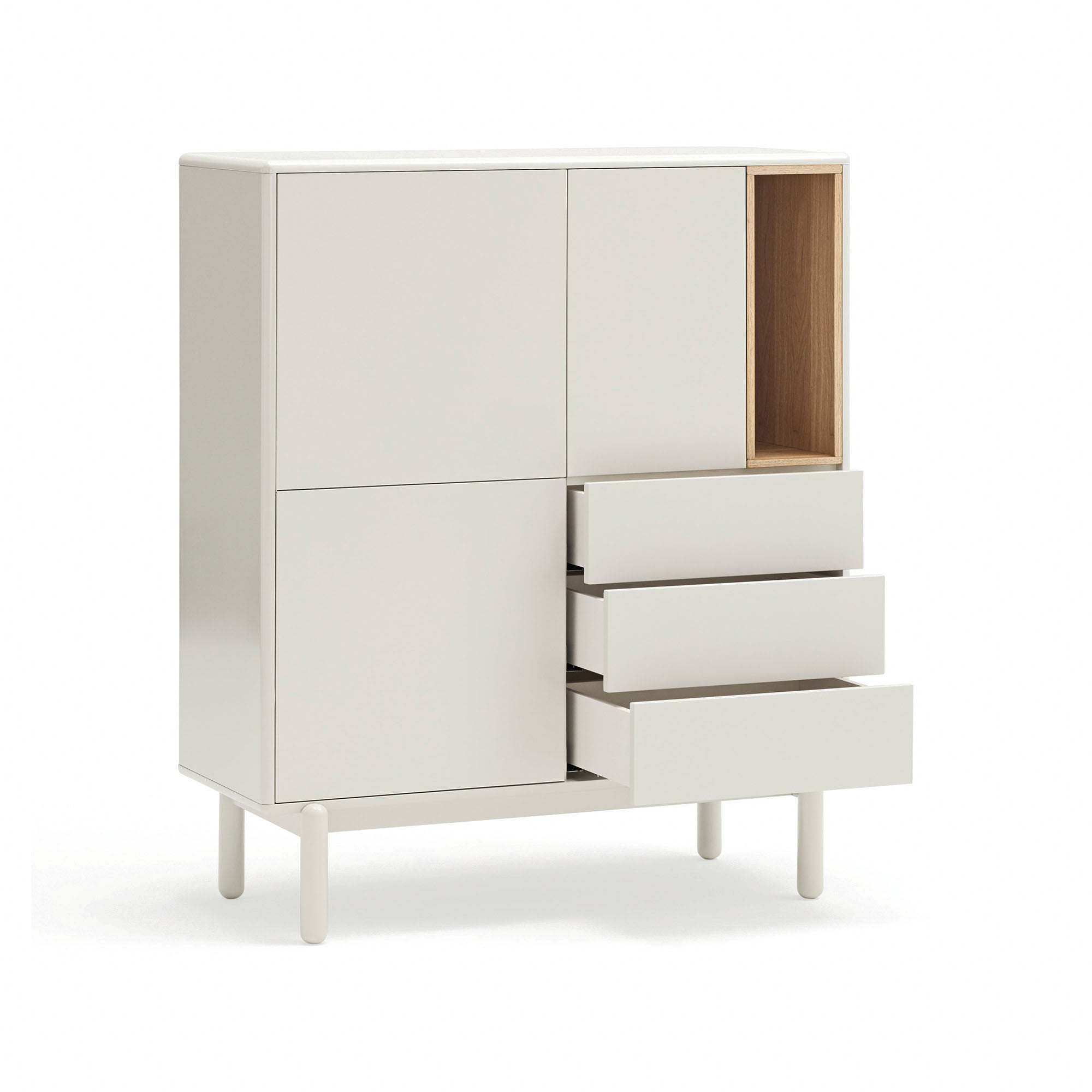 Occasional Cabinet Corvo 3D3Dr1H Cream