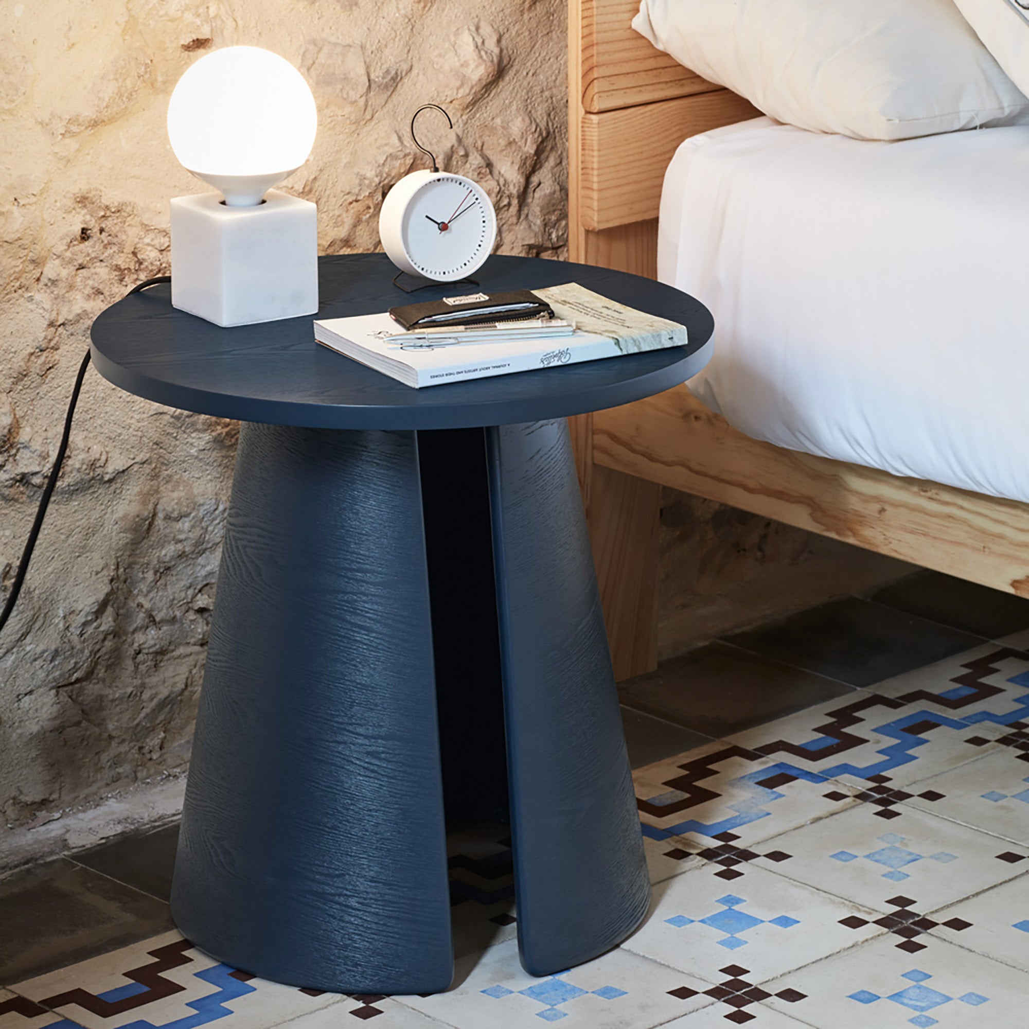Side Table Cep 50Cm Blue
