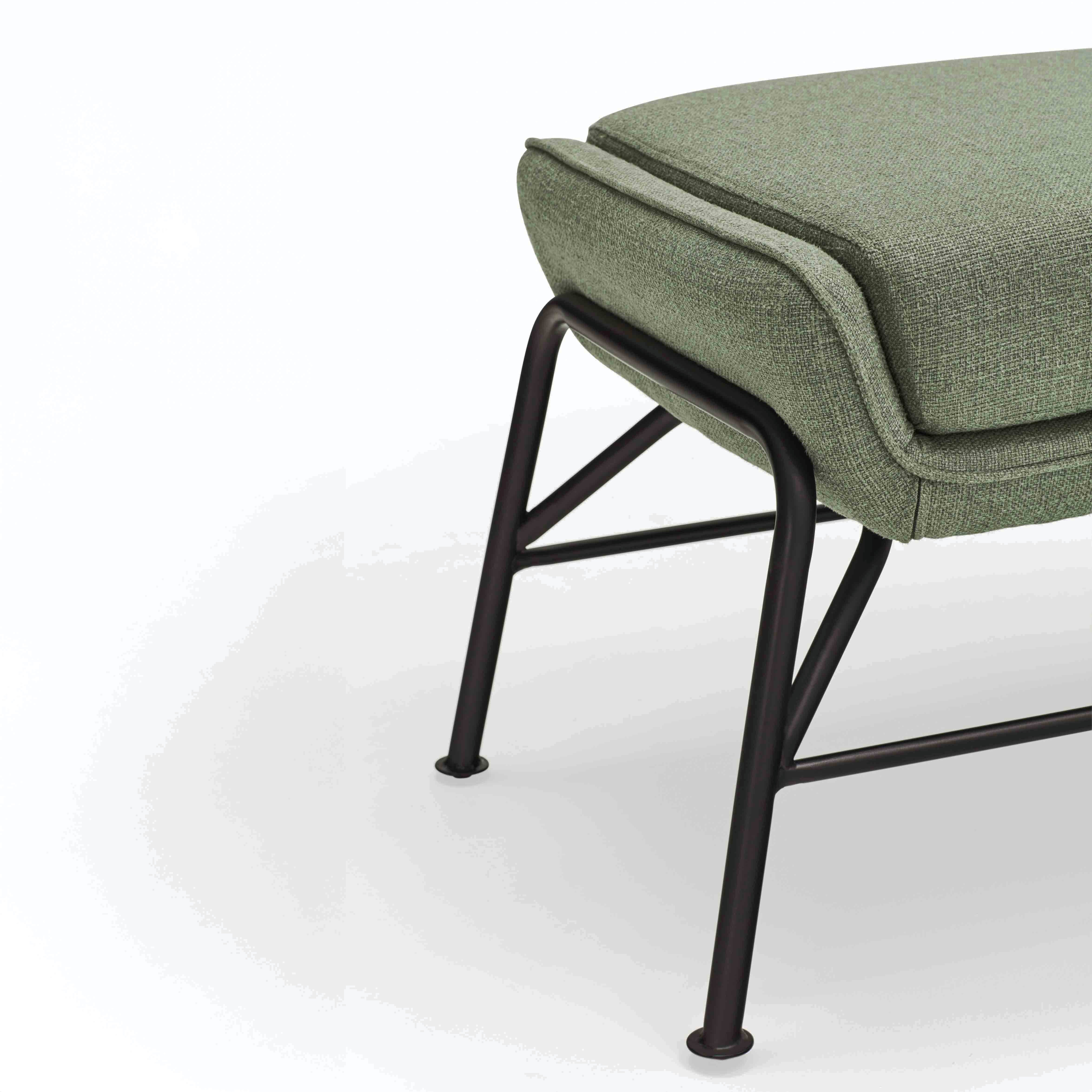 Pouffe Sadira Greeny Grey (1 Piece Per Box)Ox