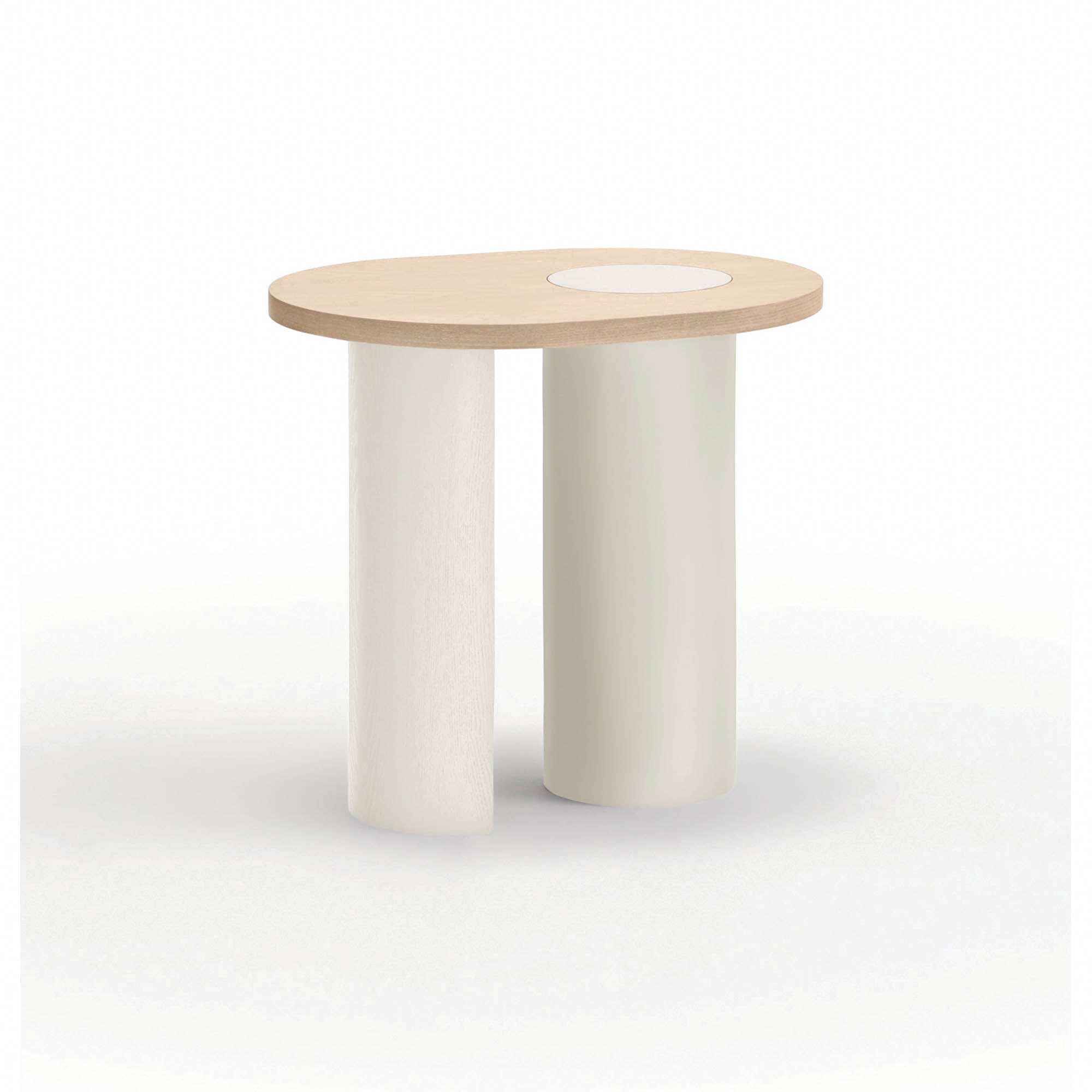 End Table Nori Light Natura- Legs Cream Legs
