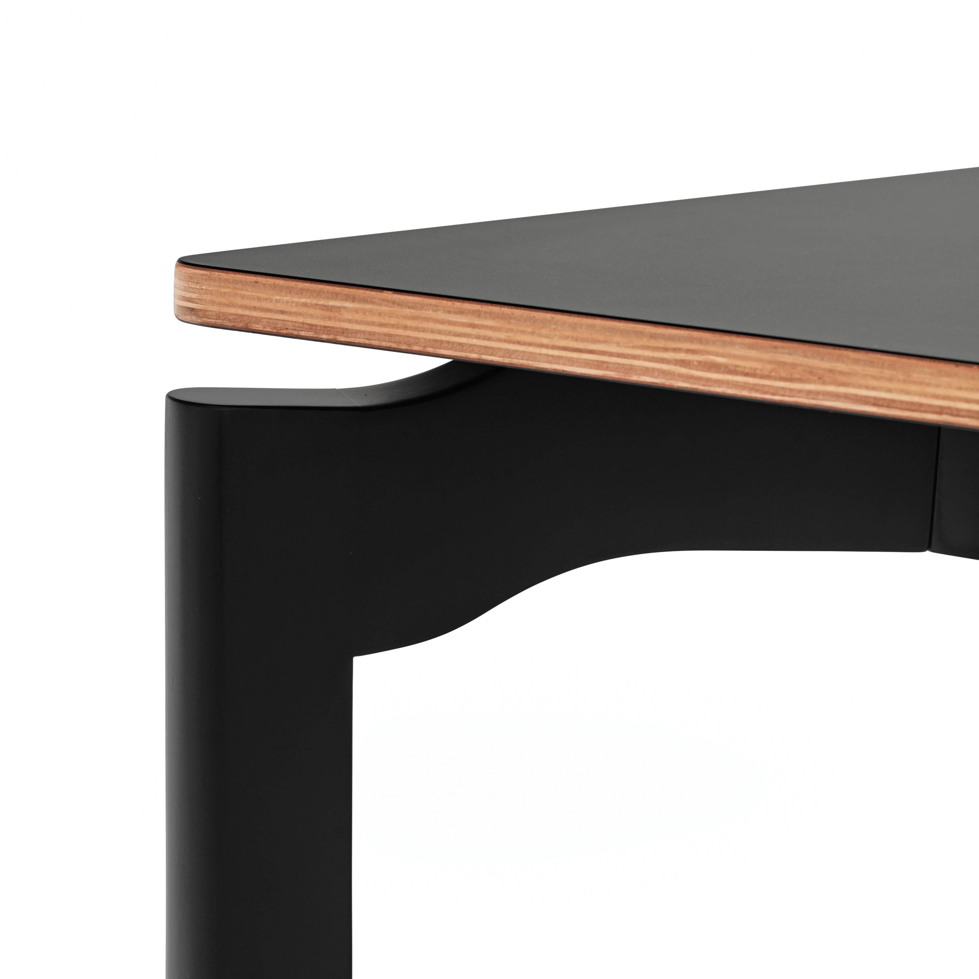 Rect. Table Nicola 180Cm Black