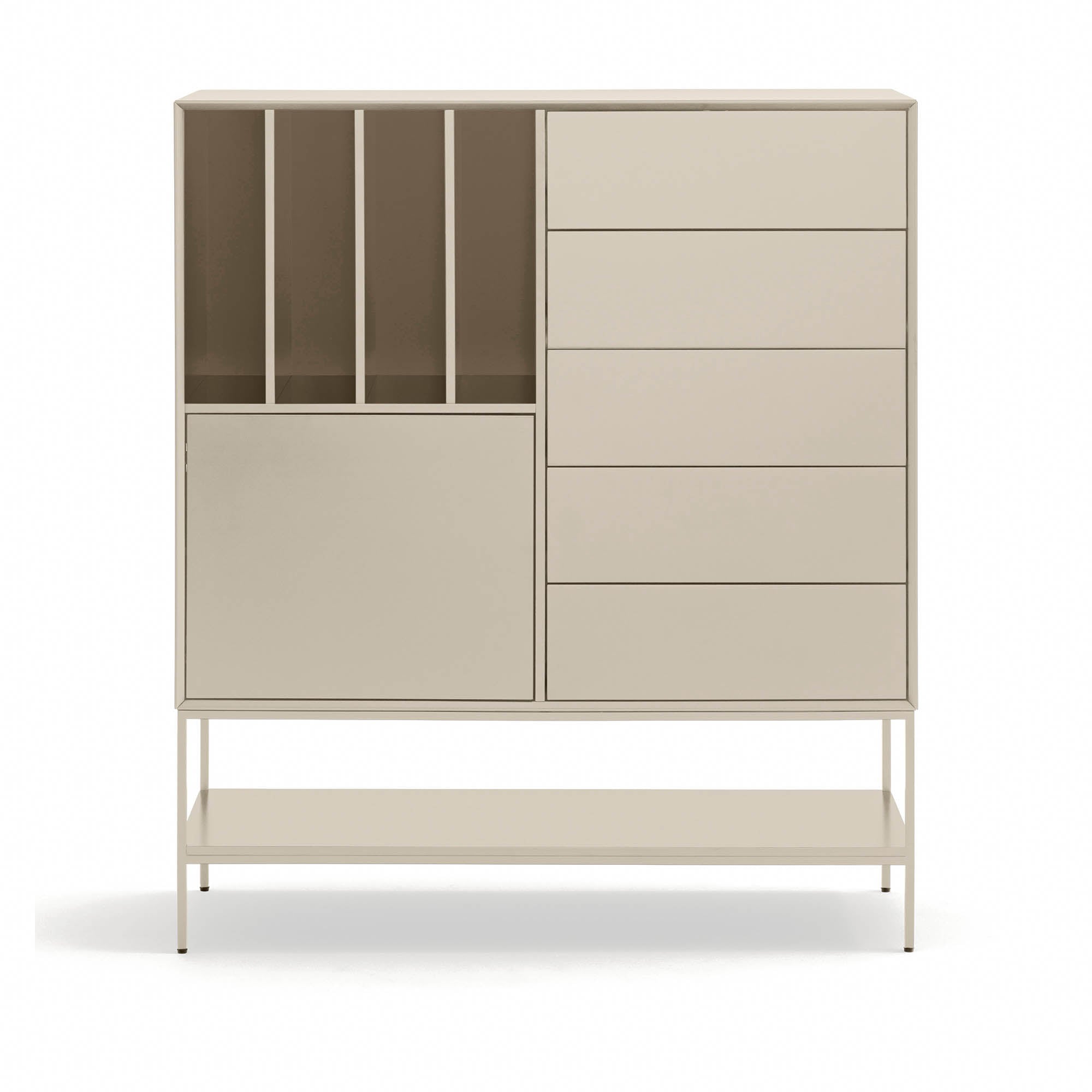 Occasional Cabinet Platt 2D4H5Dr 120Cm Sand