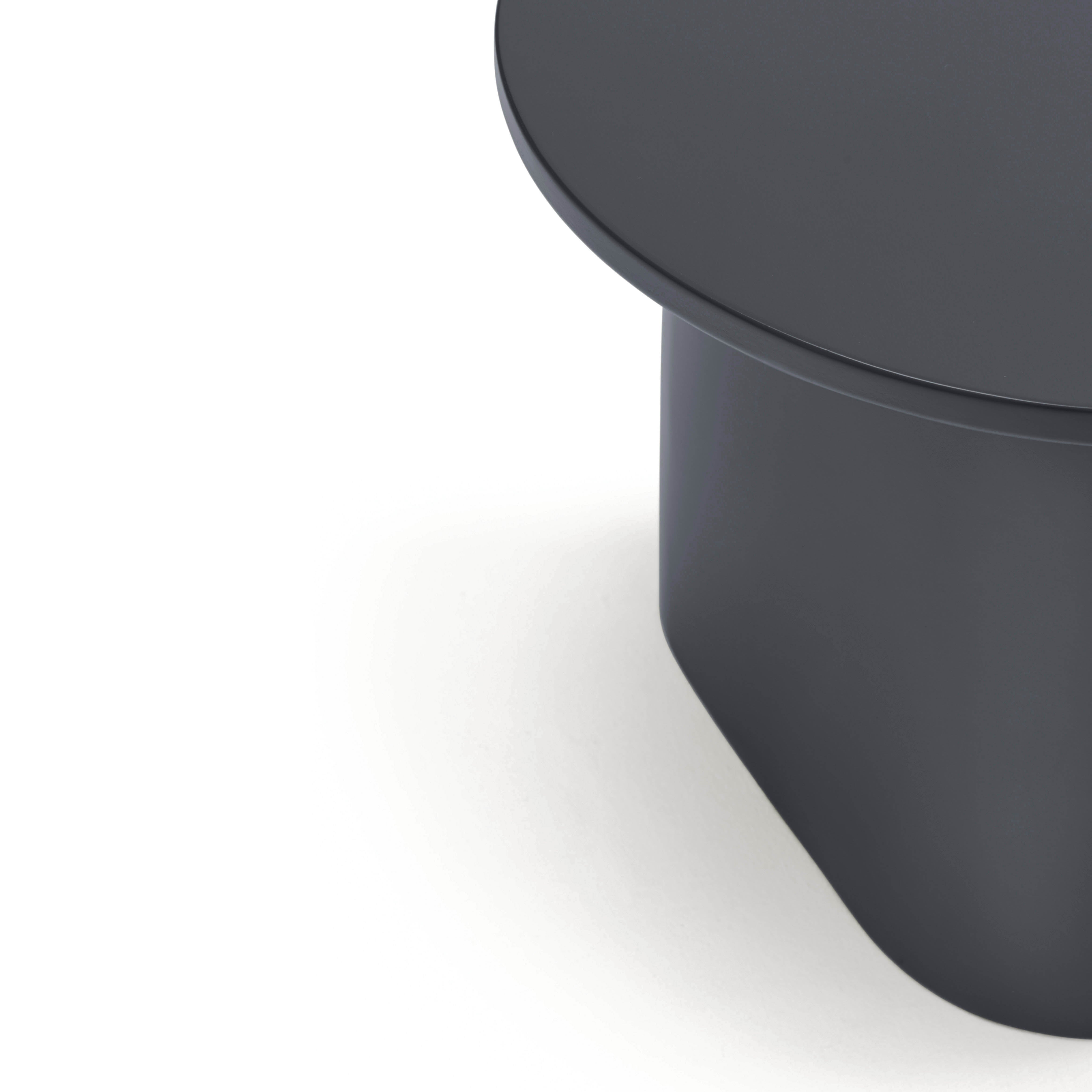 Side Table Totem 500X500 Anthracite Gray