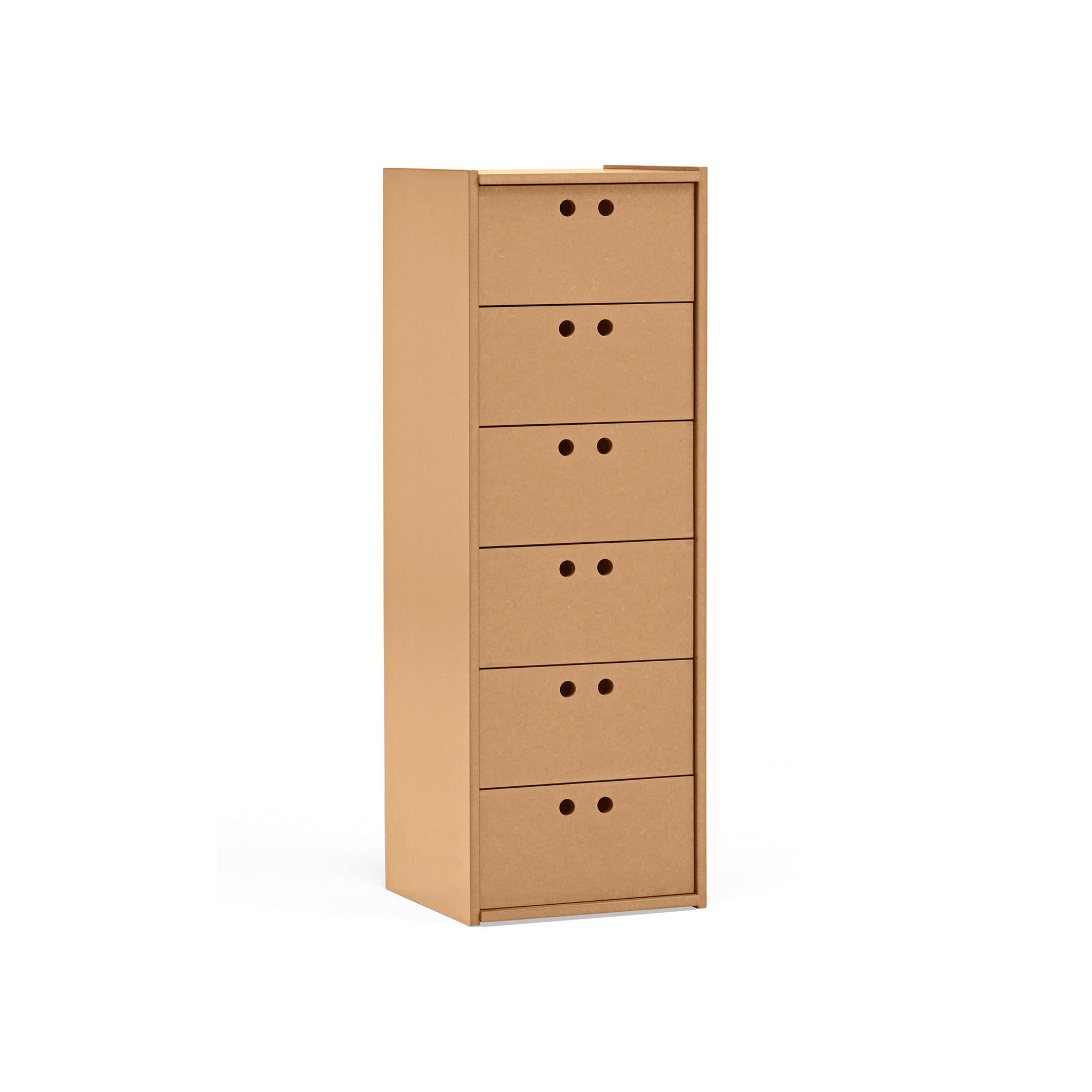Tall Chest Wally Natural Mdf