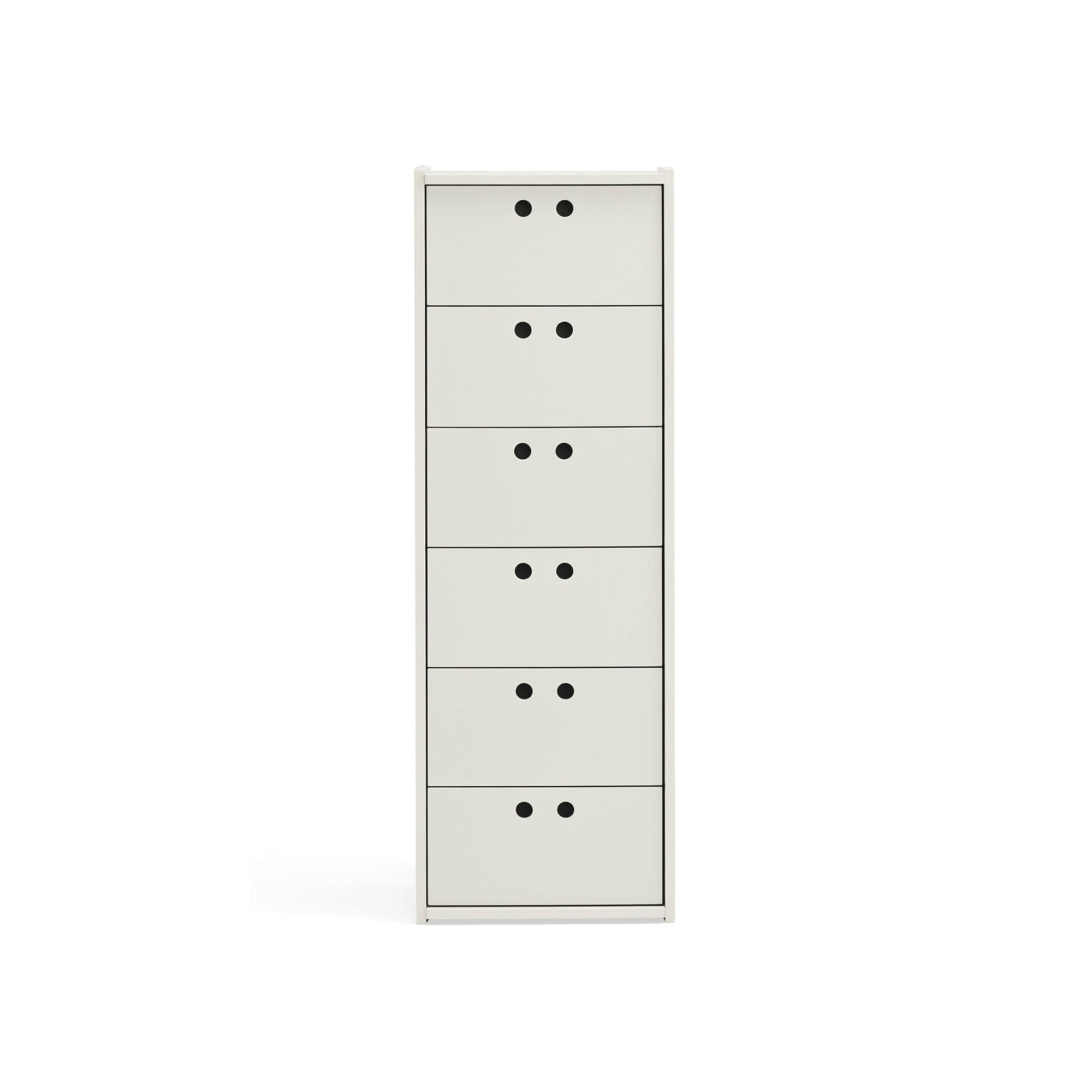 Tall Chest Wally – Cream | 40×40×118 cm