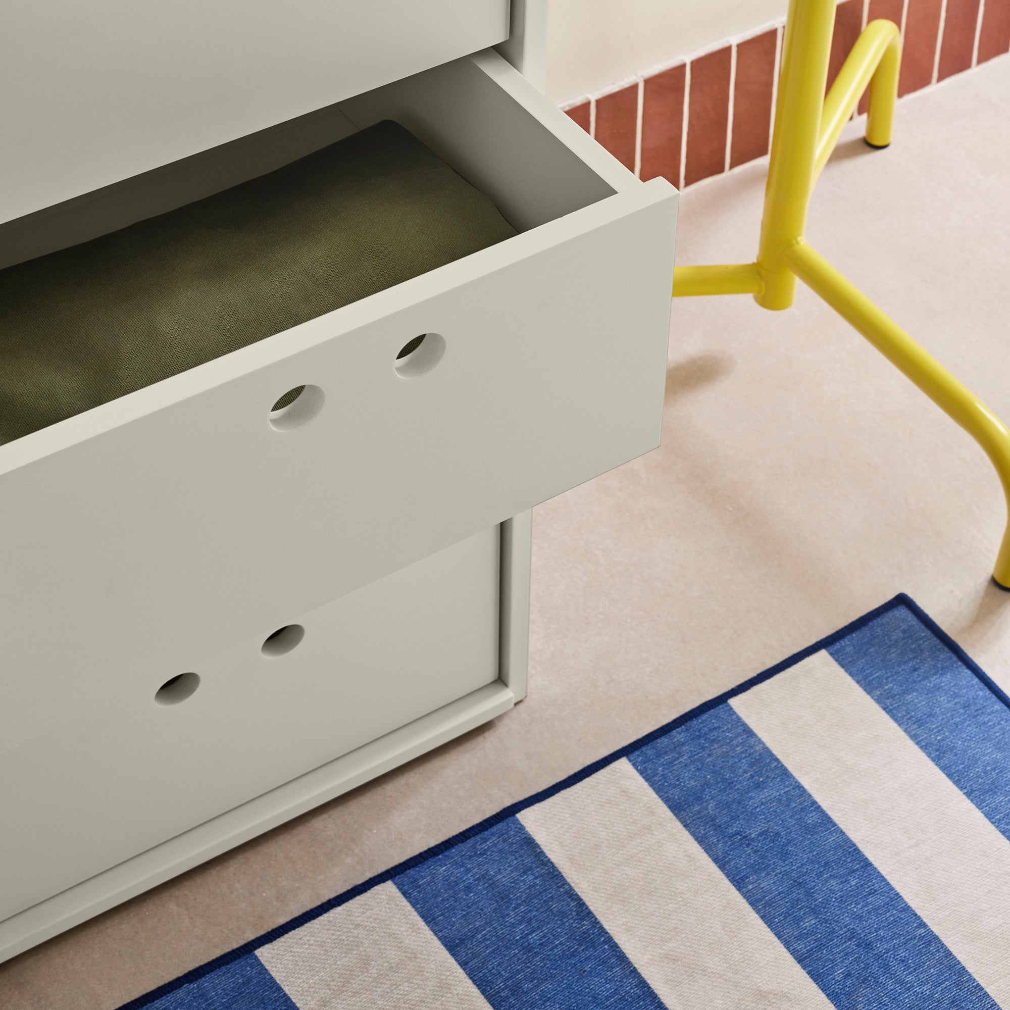 Tall Chest Wally Cream