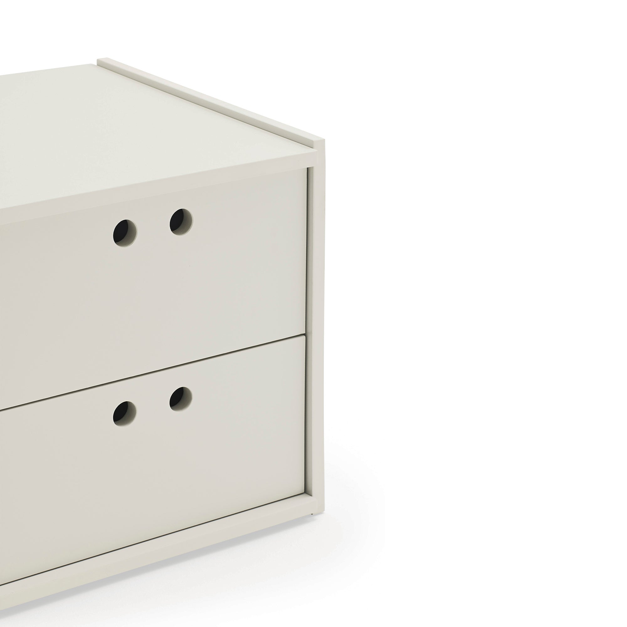 Bedside Table Wally – Cream | 40×40×42 cm