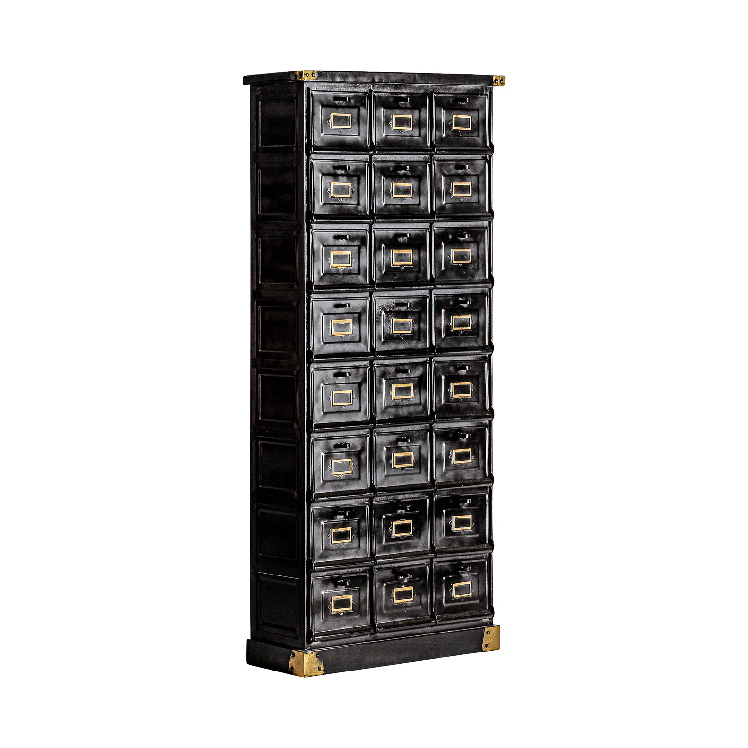Lomza Industrial Chest of Drawers - Black Wrought Iron Storage
