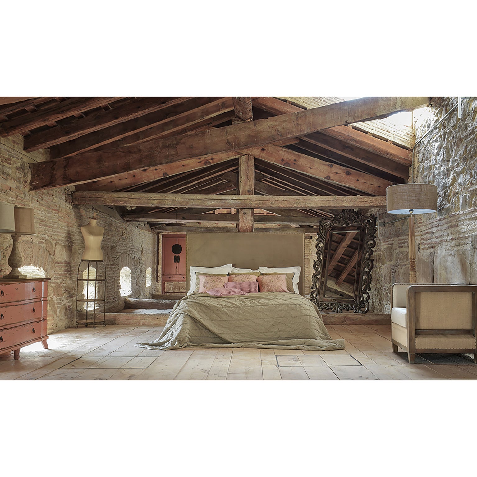 Rustic French TABLE LAMP