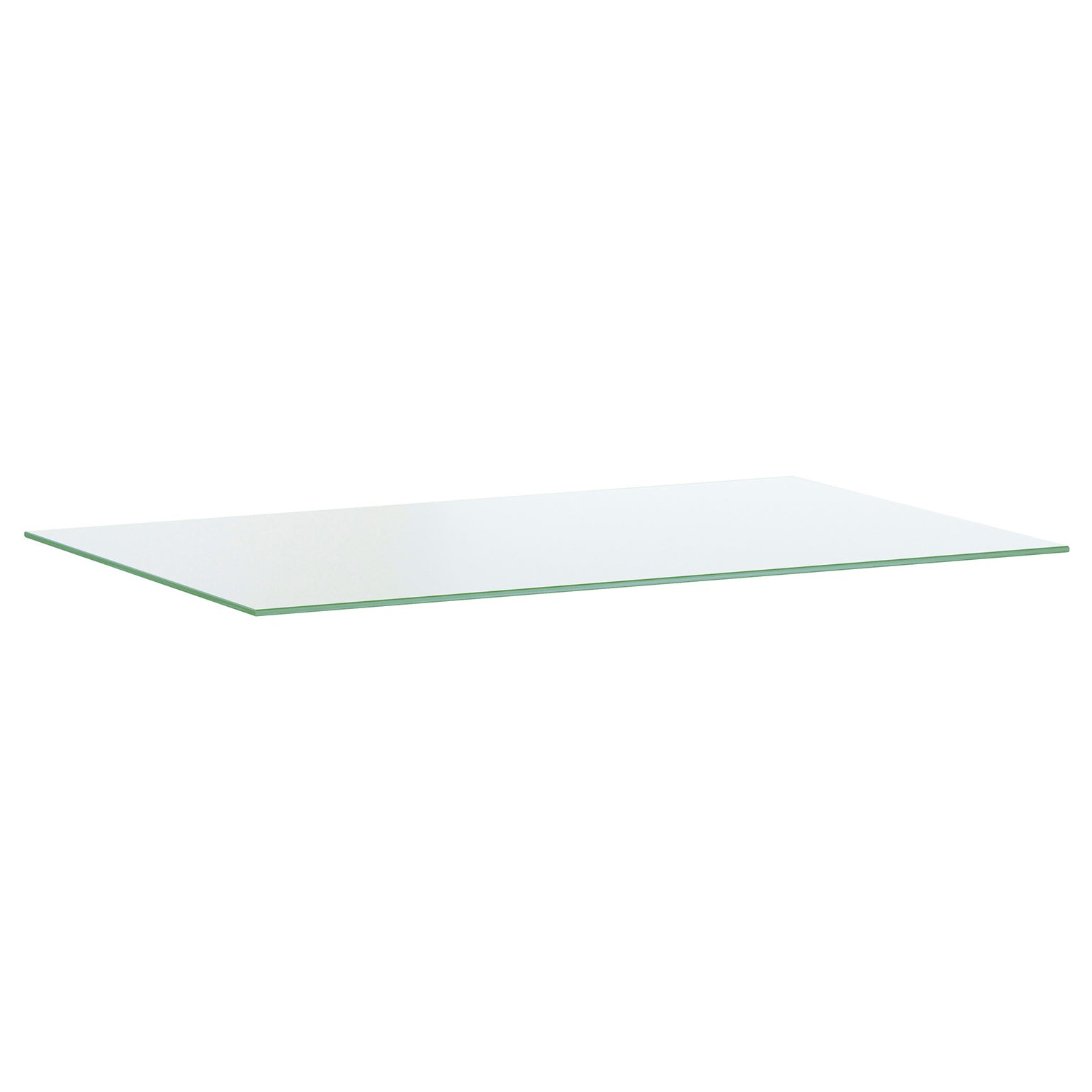 Classic Rectangular Glass - Transparent Tempered Finish