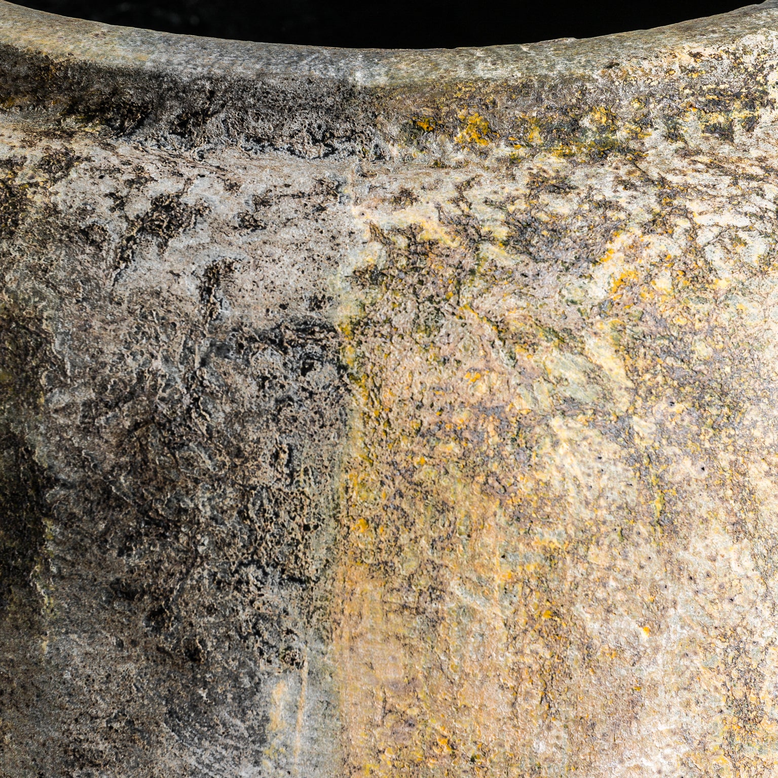 Grey Terracotta Plant Pot - Ethnic Style Planter