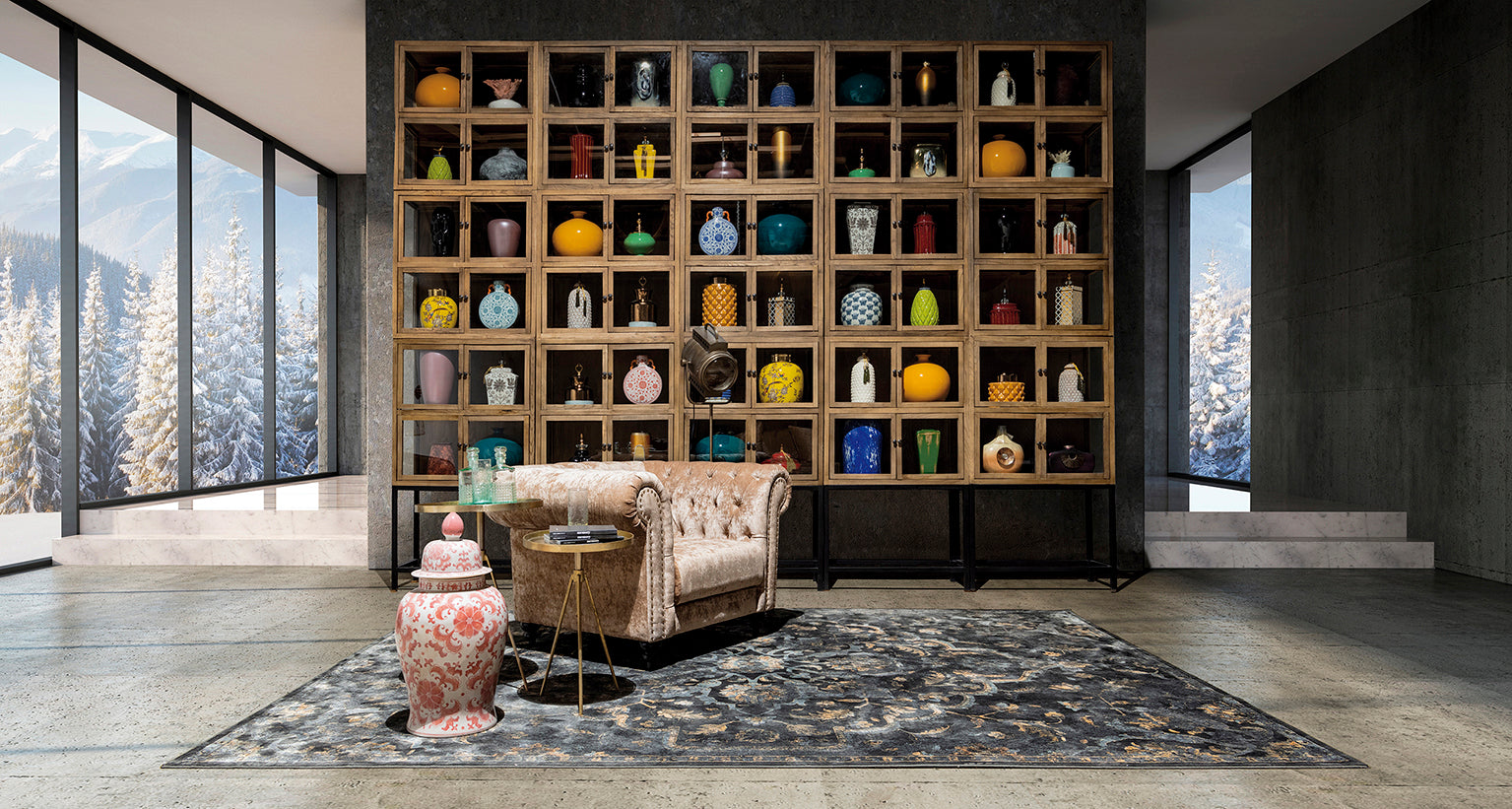 BERN MODULAR DISPLAY CABINET