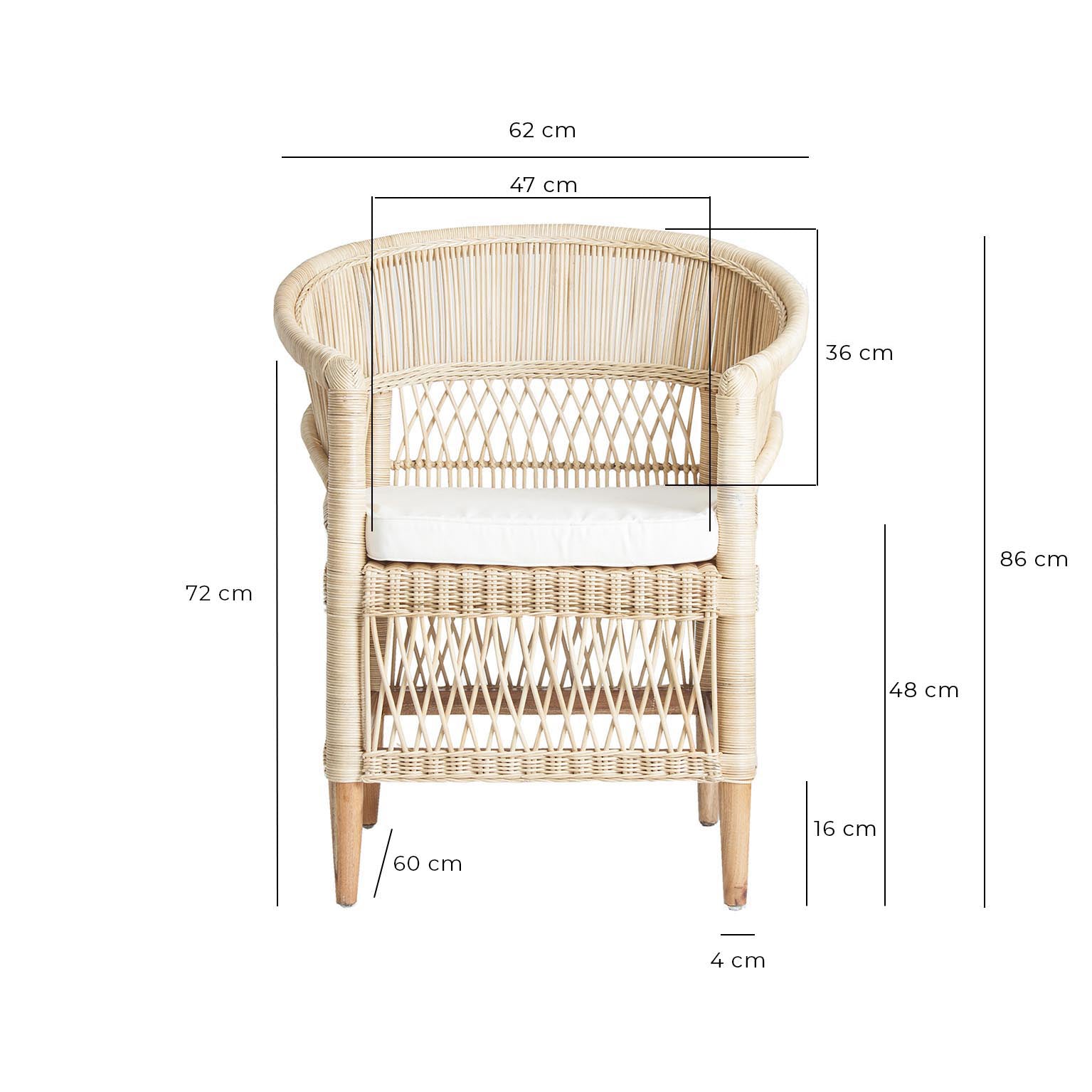 Elna Rattan Armchair
