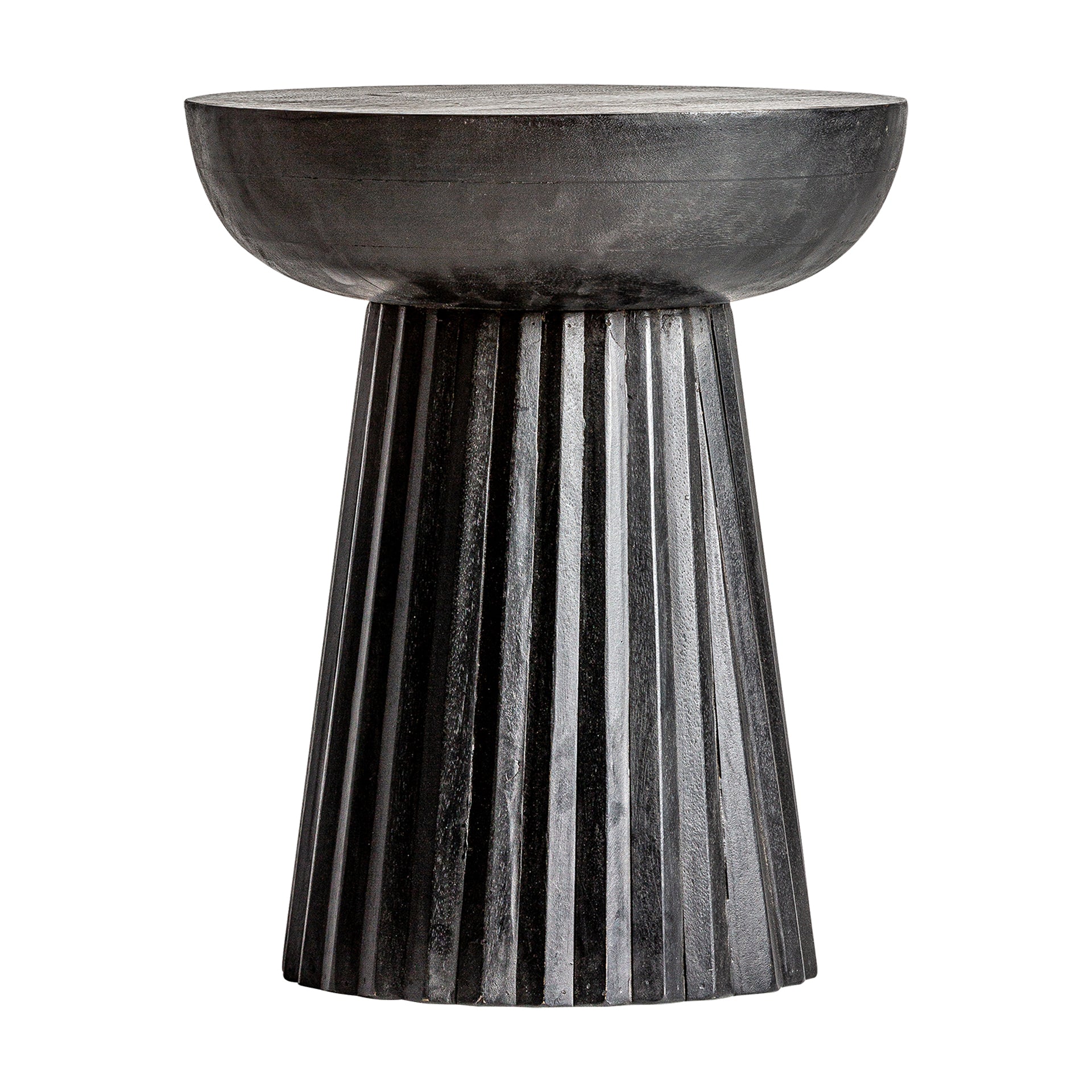 PLISSÉ WOOD SIDE TABLE