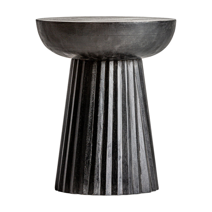 PLISSÉ WOOD SIDE TABLE