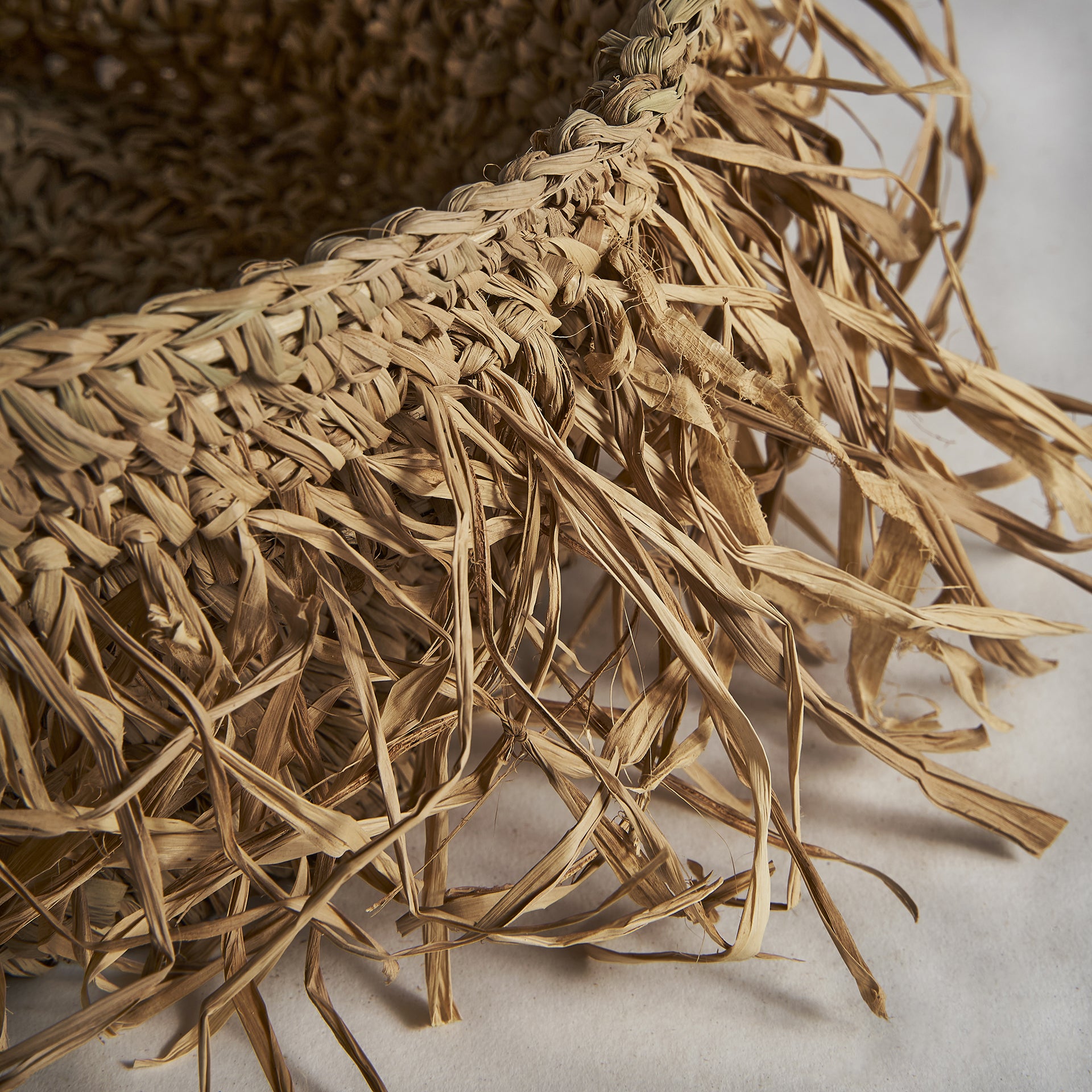 Nazombe Natural Fiber Clothes Basket Set - Classic Brown Storage (Set of 3)