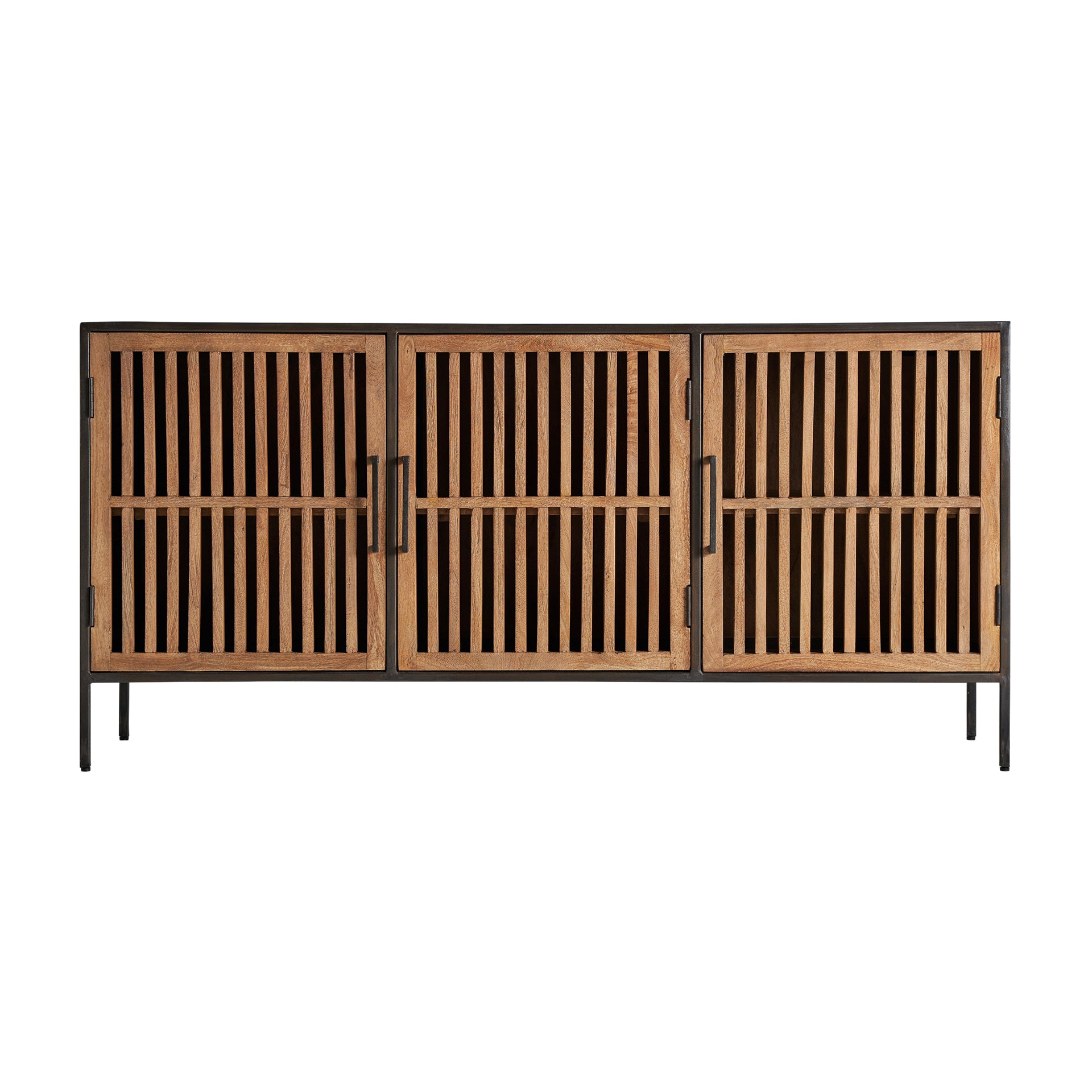 Gaffney Industrial Sideboard - Mango Wood & Iron Storage Cabinet