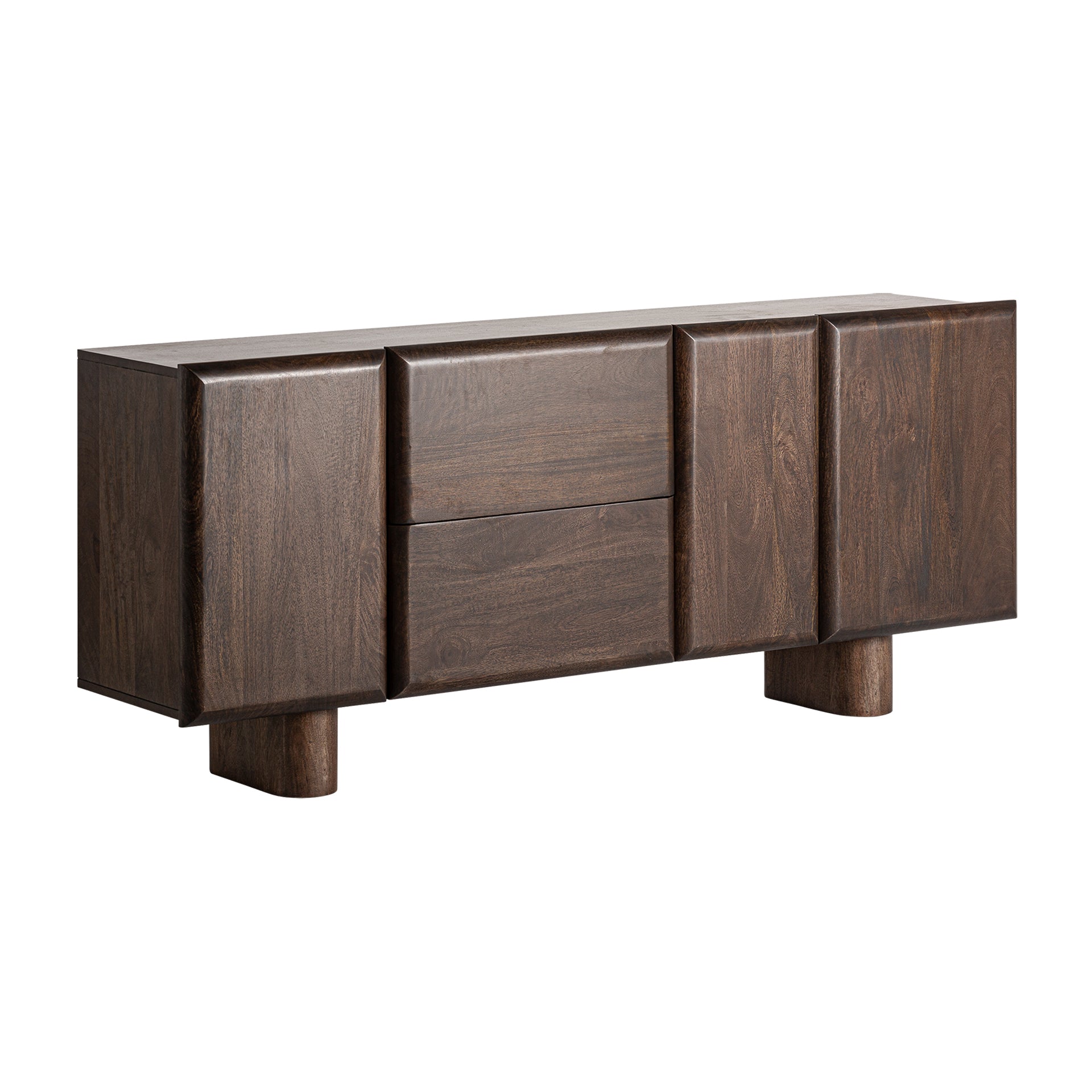 Skåpverk Art Deco Sideboard - Brown Mango Wood Storage