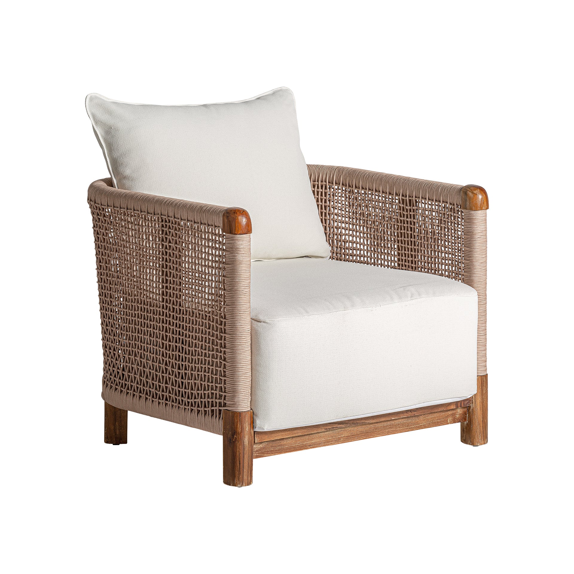 Fåtölj Trena Railway Wood Armchair