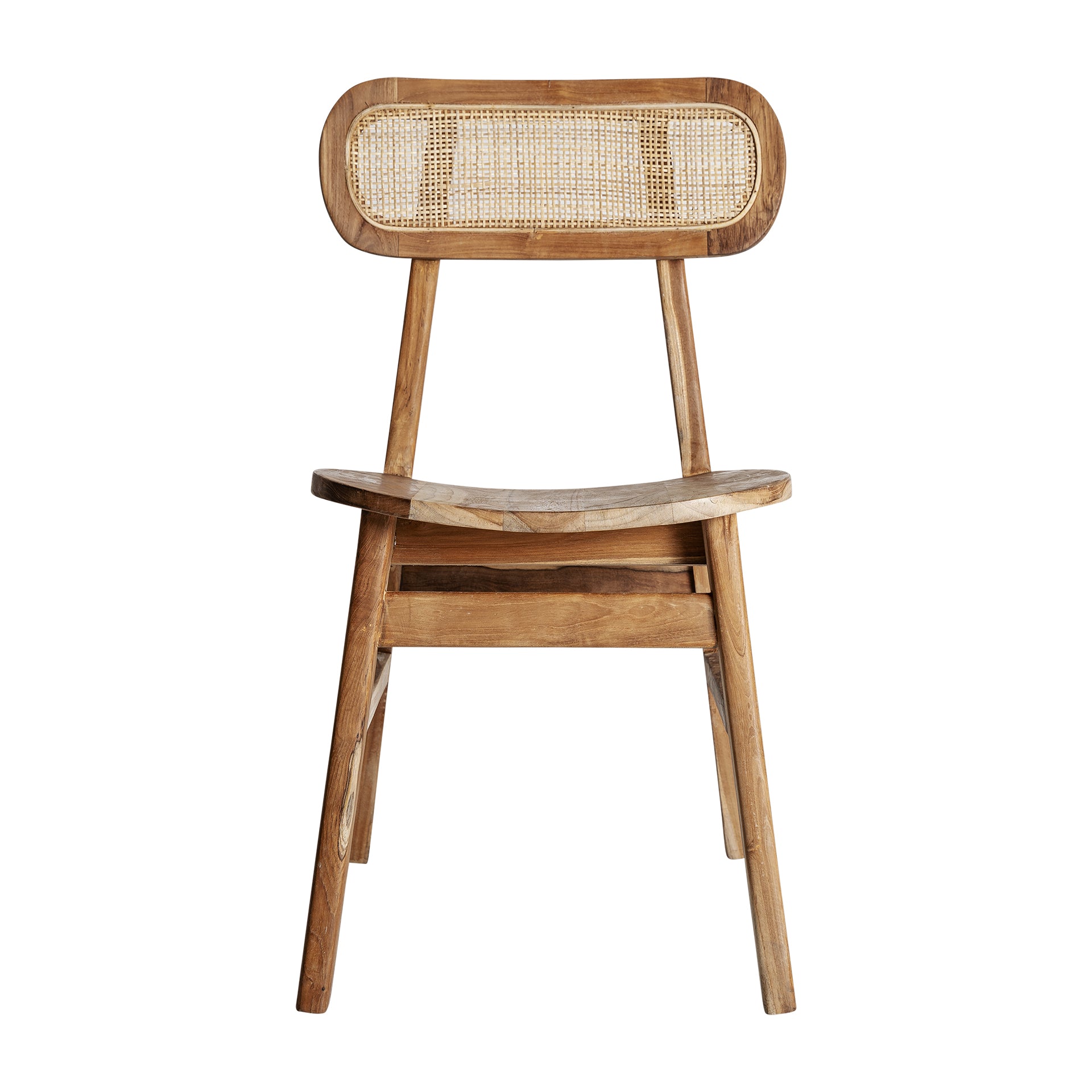 Bludenz Colonial Teak & Rattan Chair