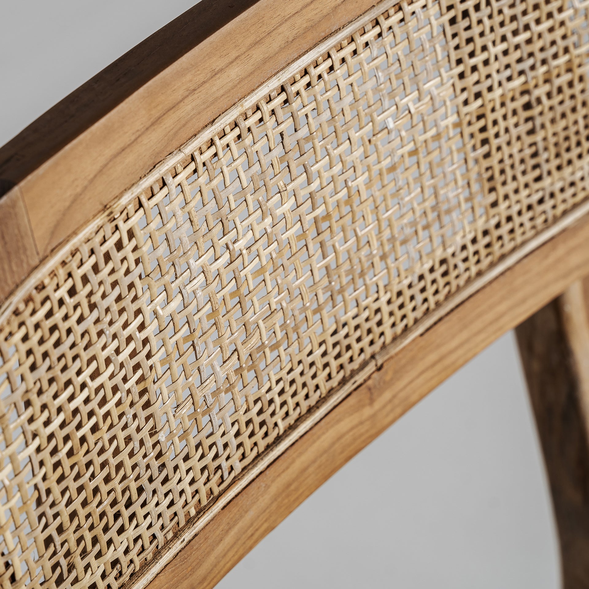 Bludenz Colonial Teak & Rattan Chair