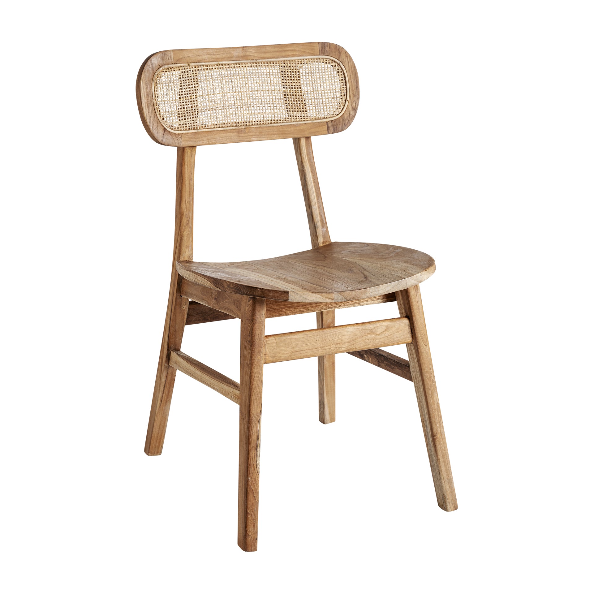 Bludenz Colonial Teak & Rattan Chair