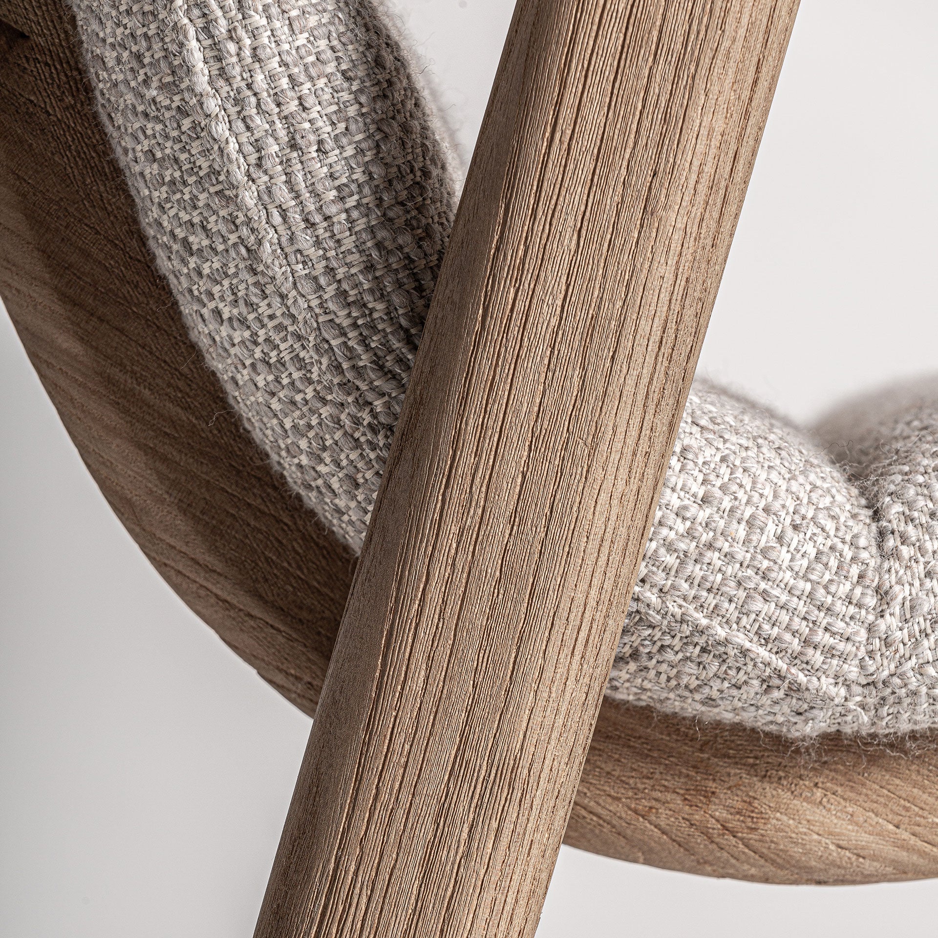 Jacquard Oak Chair - Contemporary Nordic Design