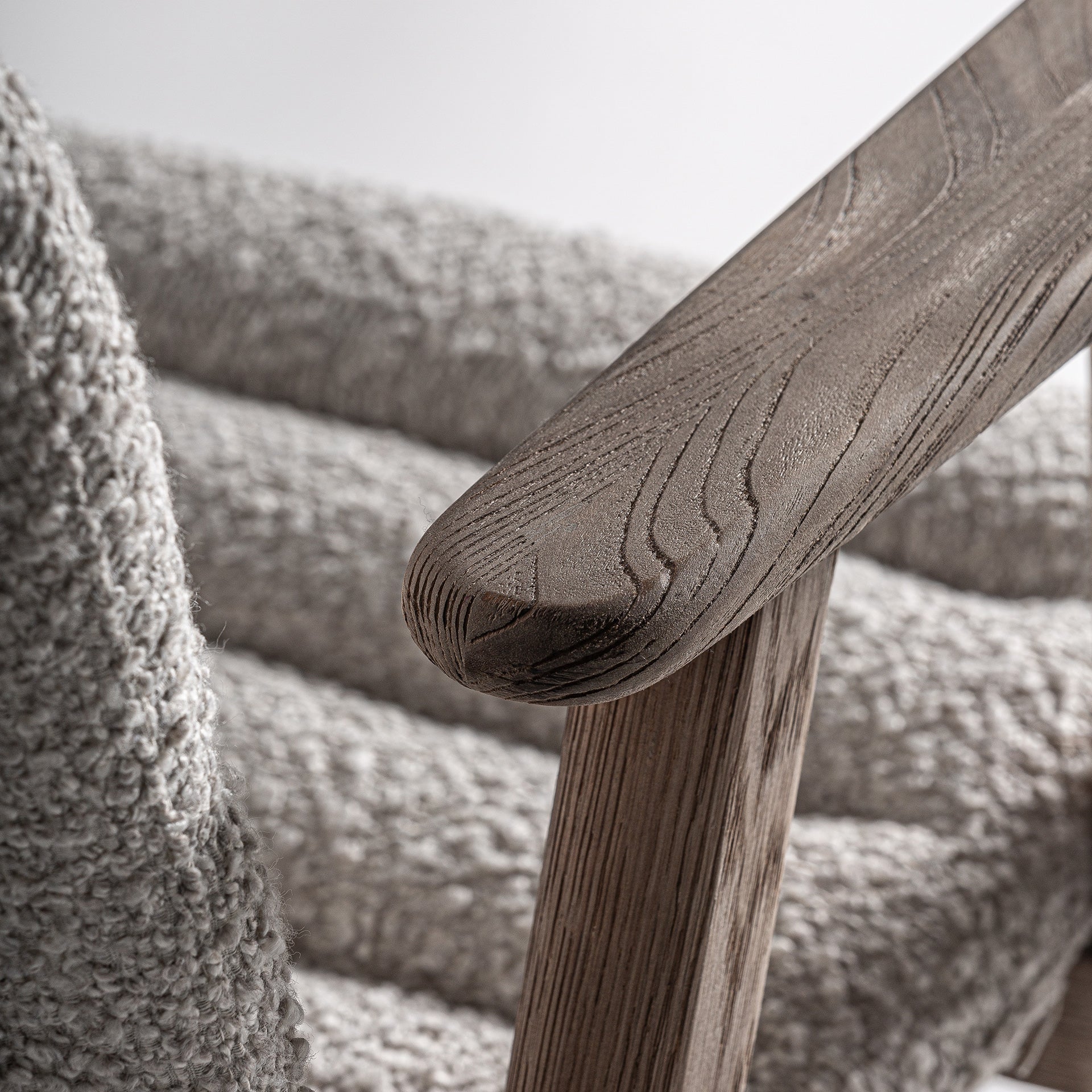 Jacquard Oak Chair - Contemporary Nordic Design