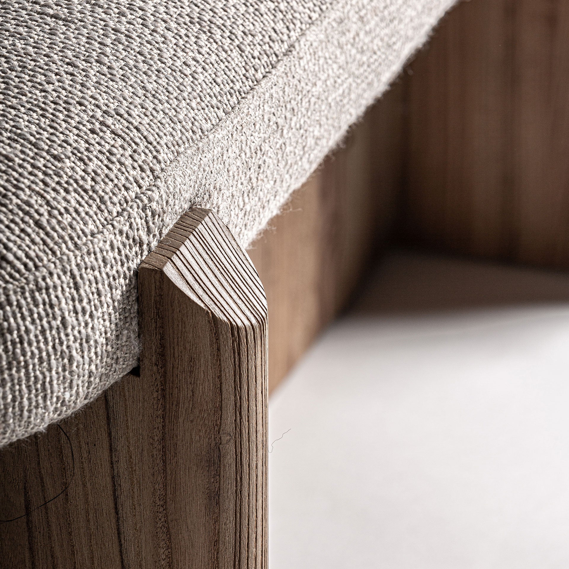 JACQUARD BED FOOT STOOL