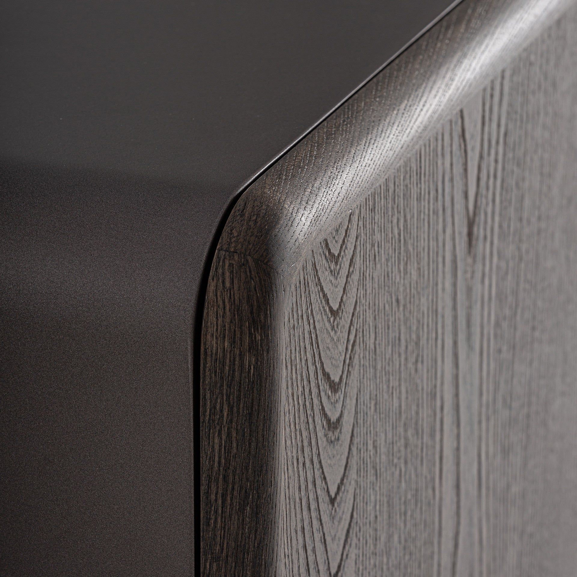 Pravia Sideboard - Contemporary Brown MDF Storage Cabinet