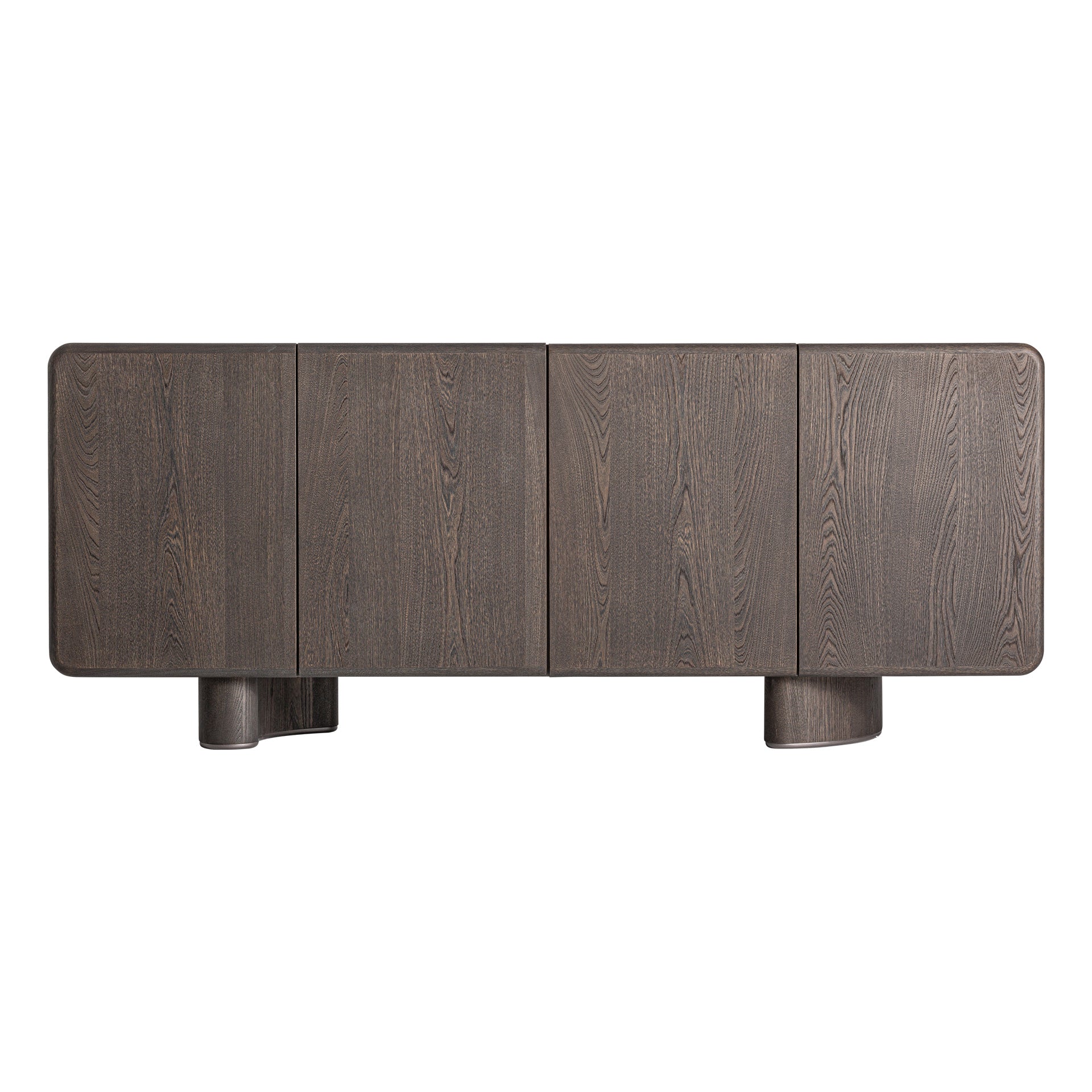 Pravia Sideboard - Contemporary Brown MDF Storage Cabinet