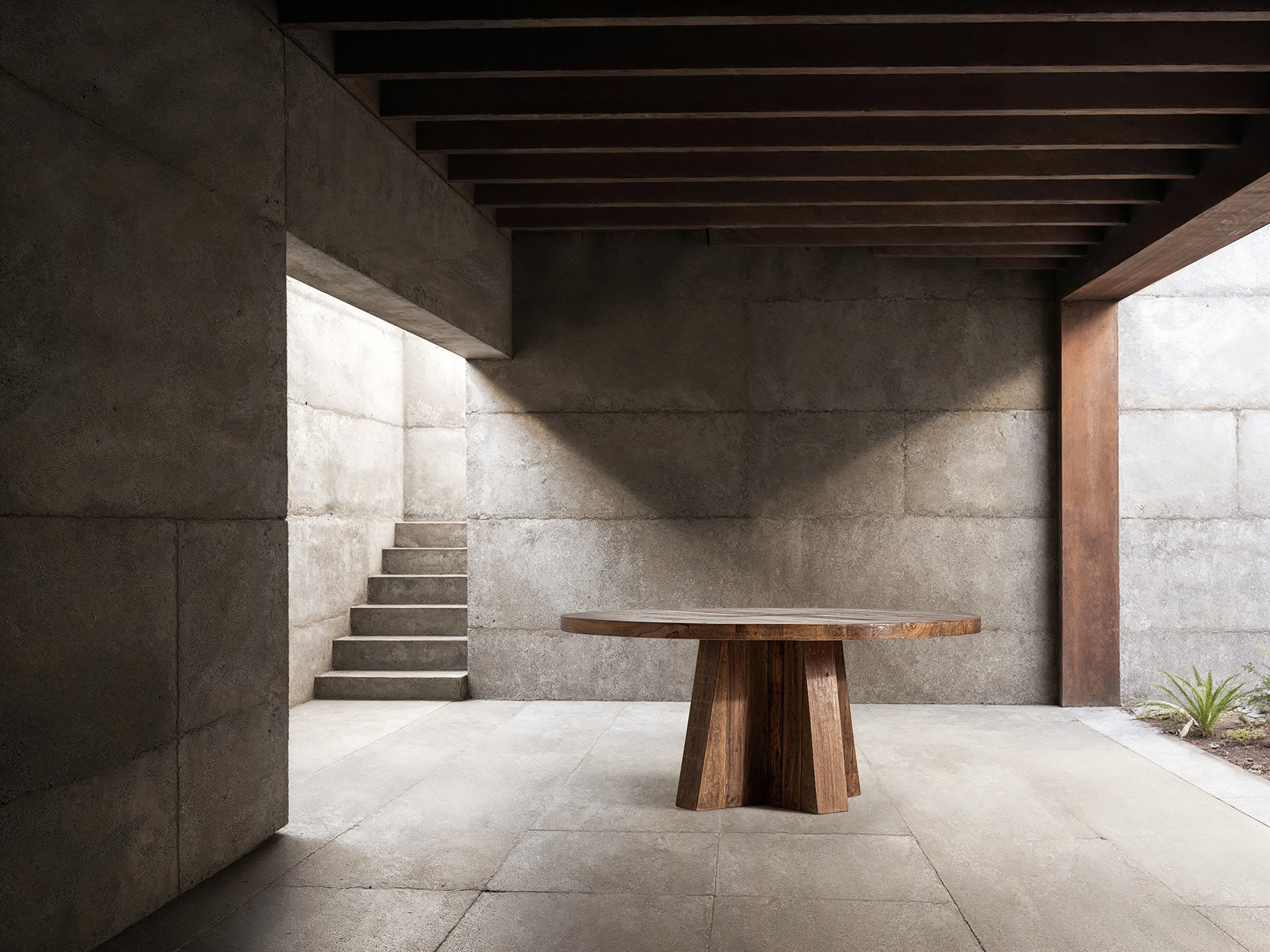 BRUTALIST DINING TABLE