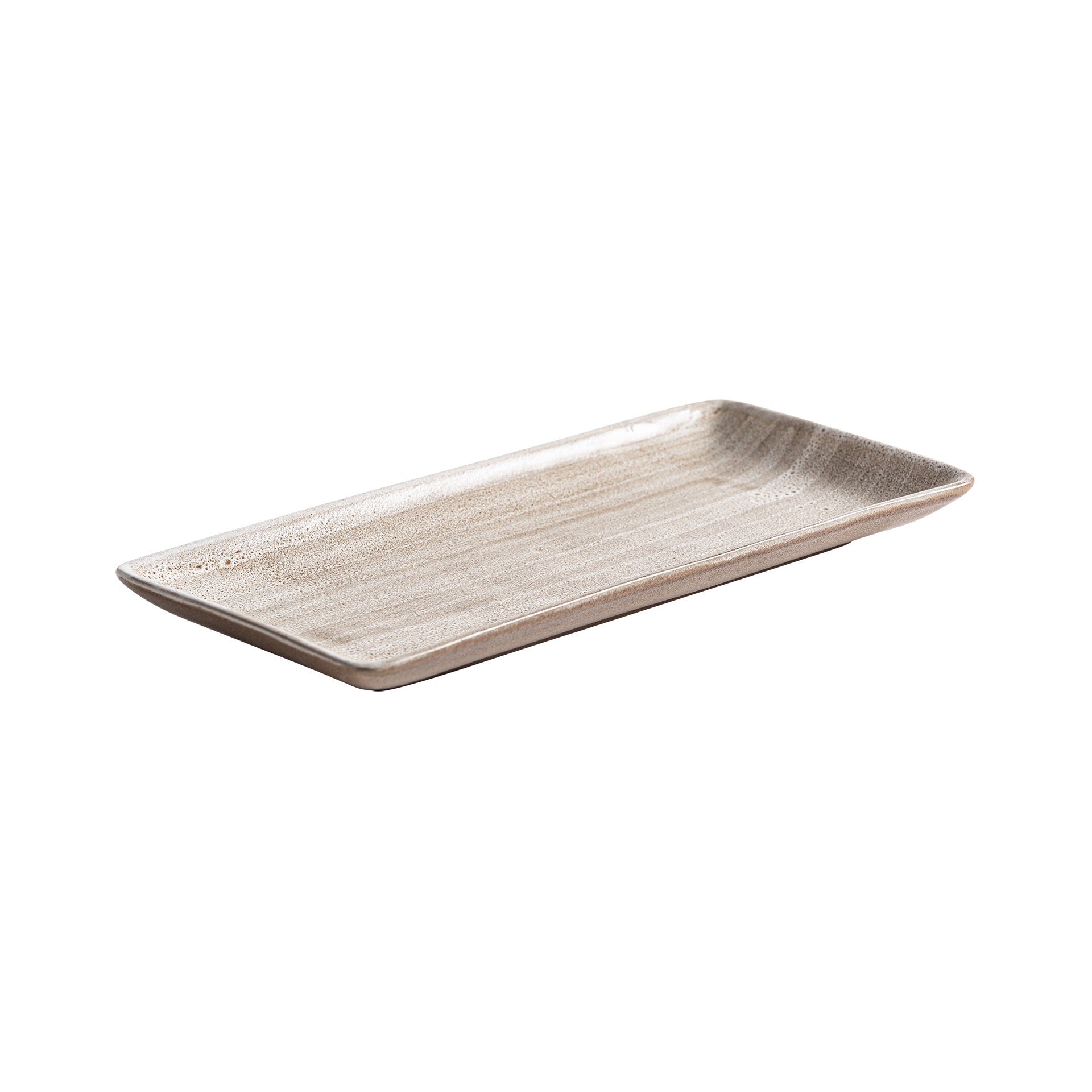 Murcey Art Deco Porcelain Plate - Beige