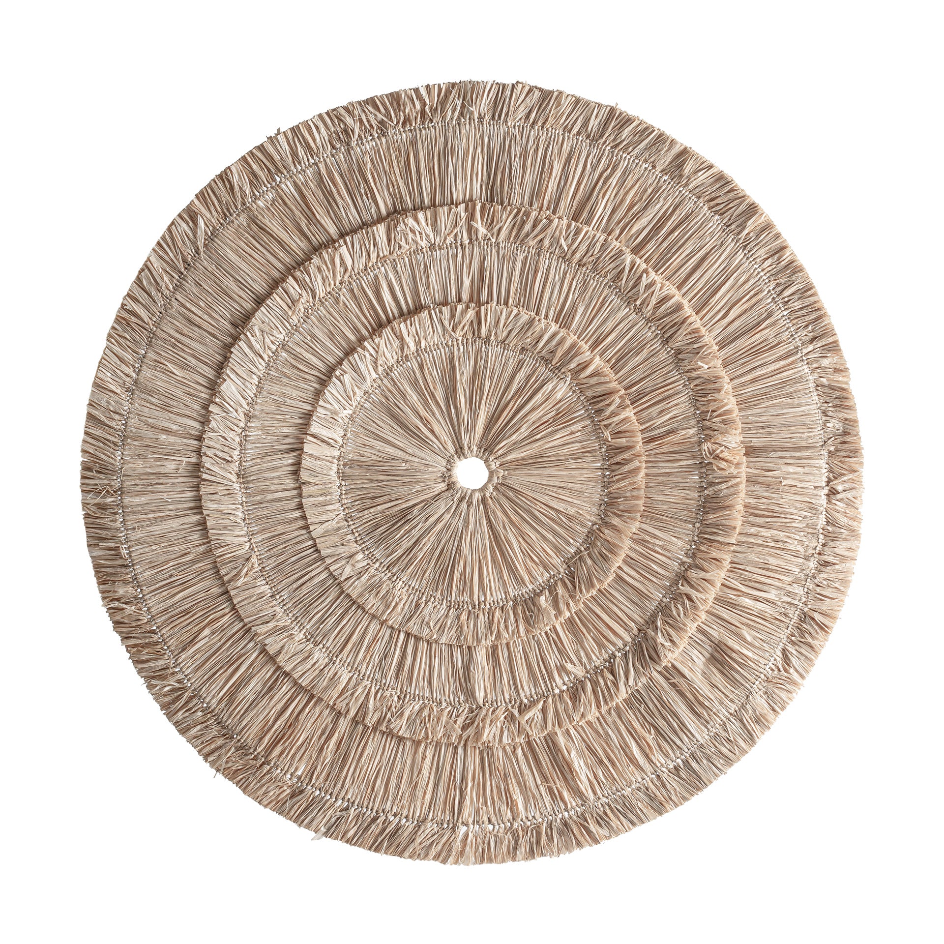 Artisan Woven Wall Art - Natural Fiber Boho Decor