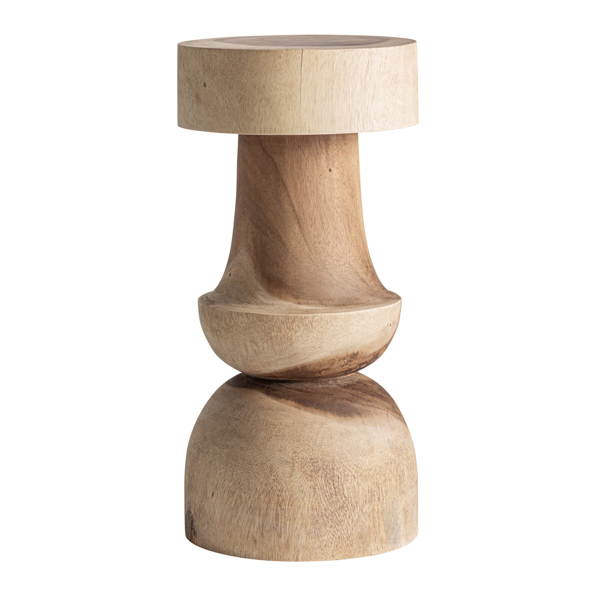 Rot Ethnic Stool in Solid Suar Wood