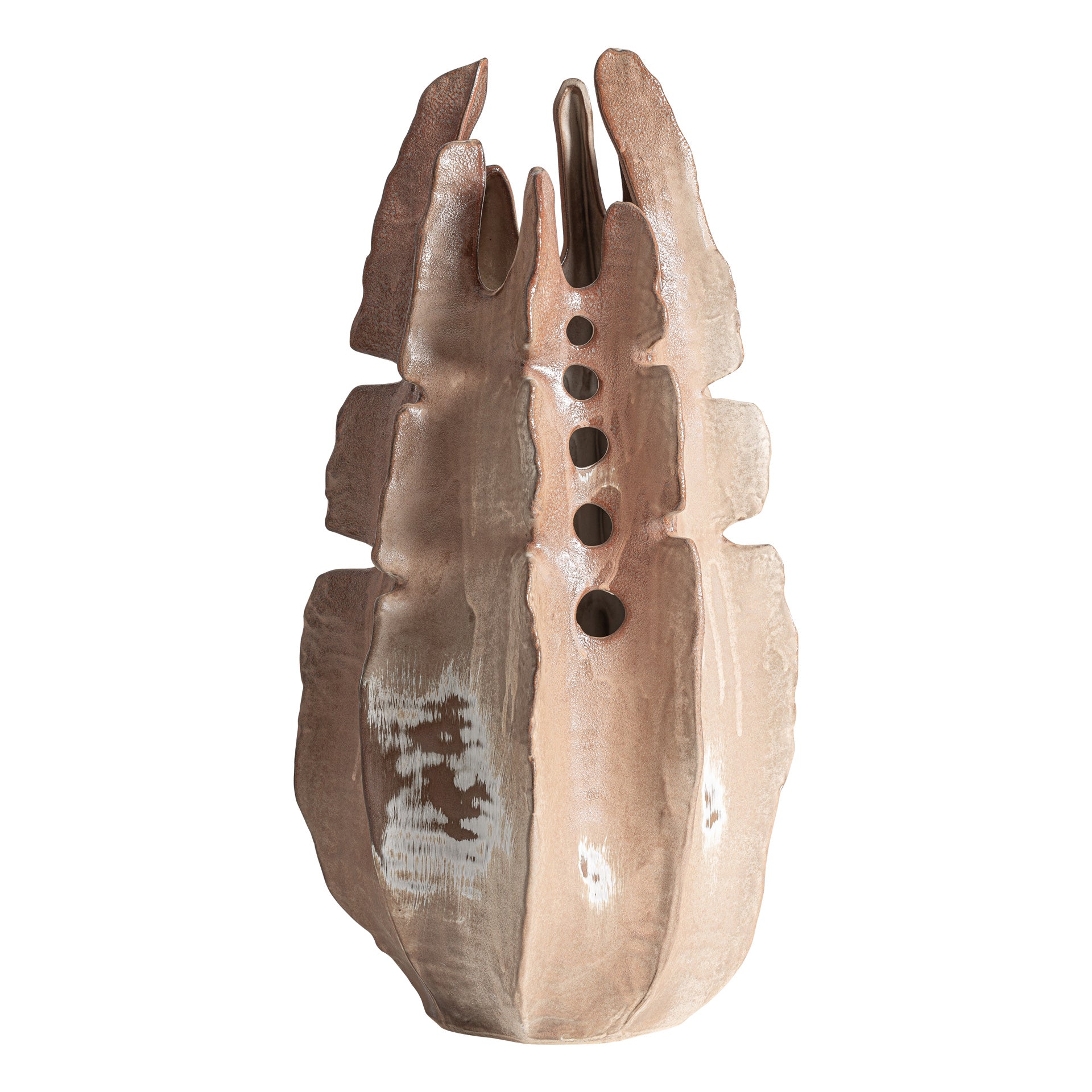 Contemporary Ceramic Vase – Light Brown
