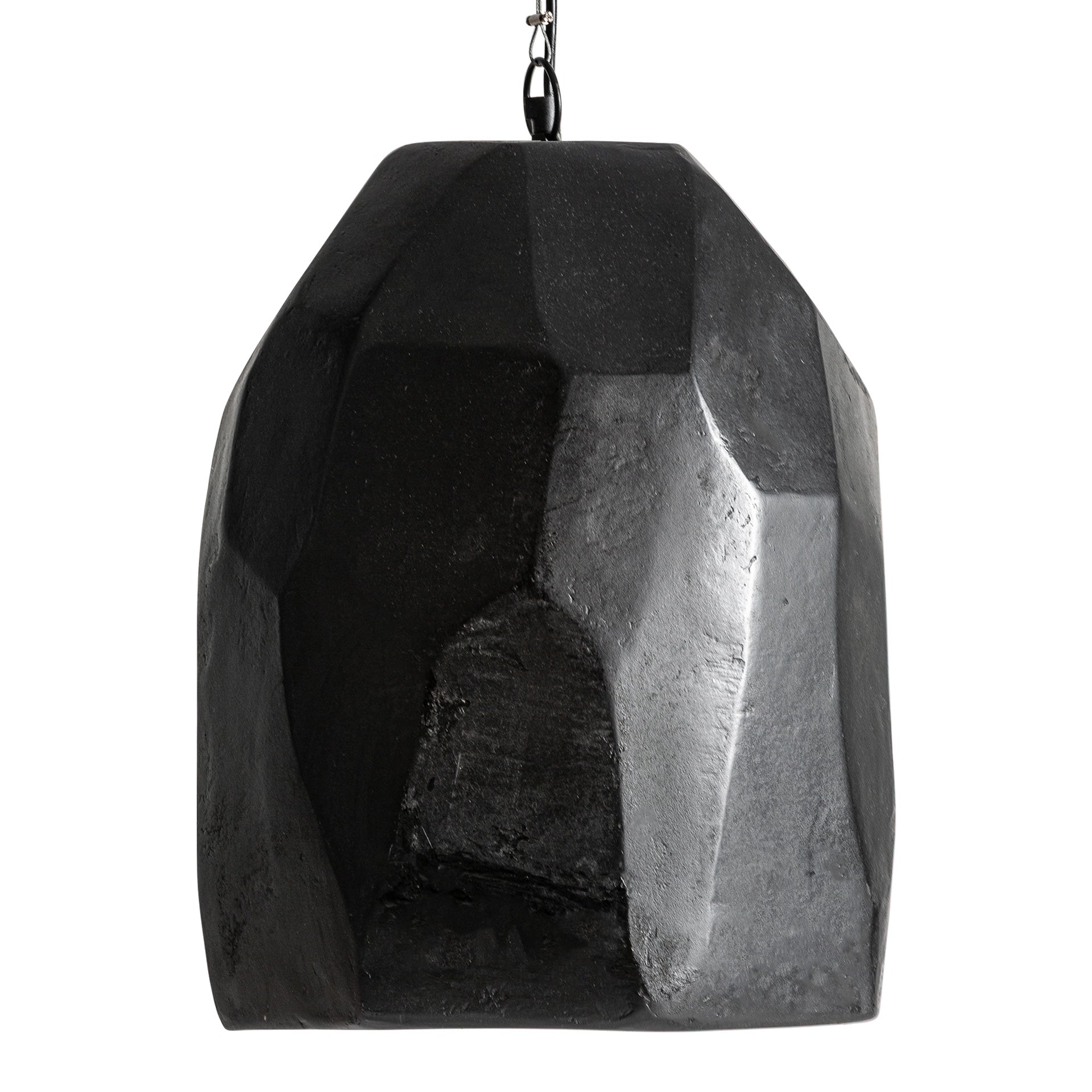 Contemporary Black Polystyrene Ceiling Lamp