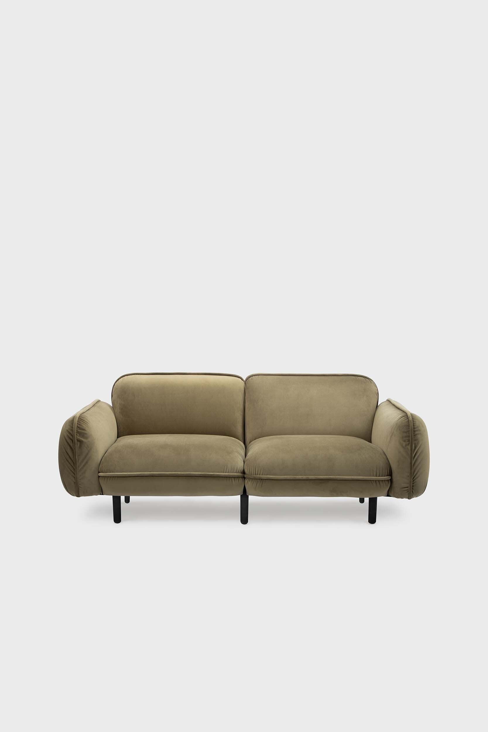 Bean 2 Seater Sofa in Velour
