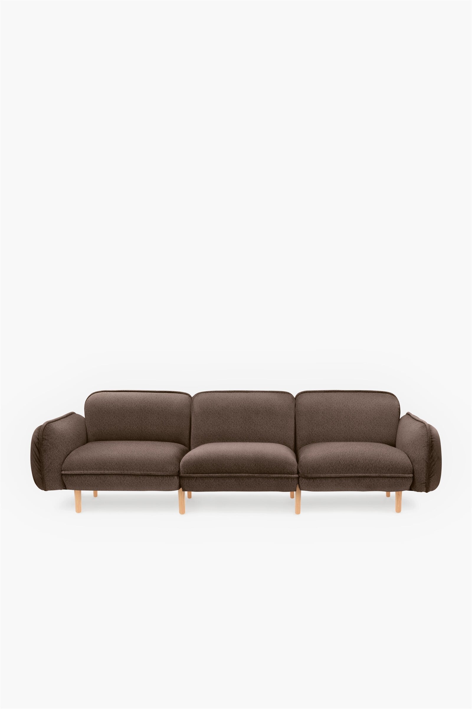 Bean 3 Seater Sofa in Velour