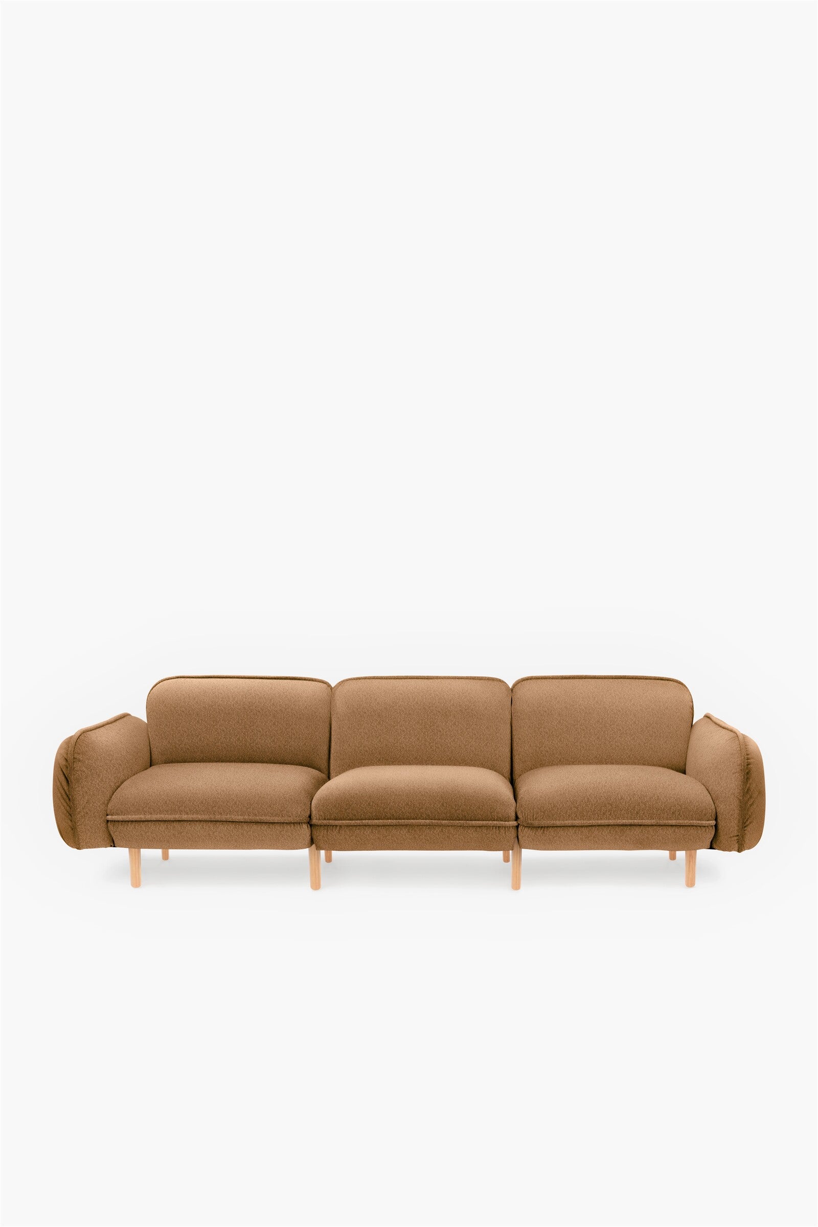 Bean 3 Seater Sofa in Velour
