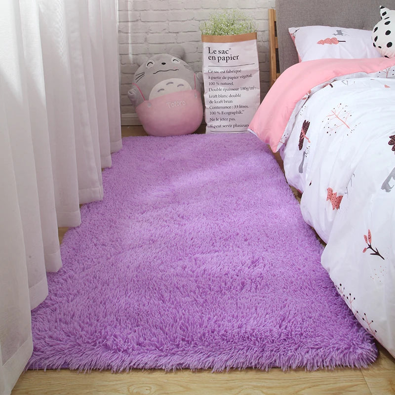 Dreamy Soft Pink Fluffy Rug