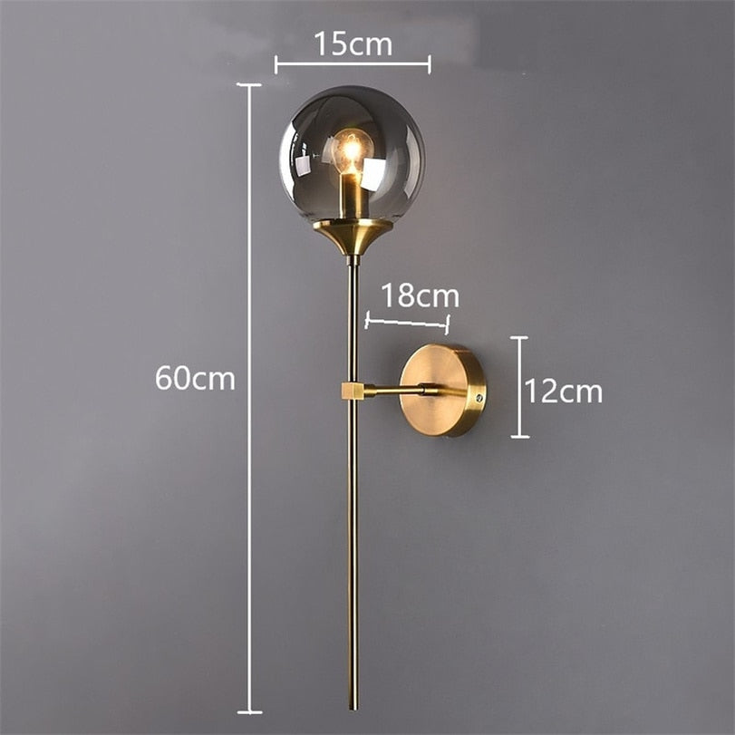 SkandiShop Modern Simple Wall Lamp for Home