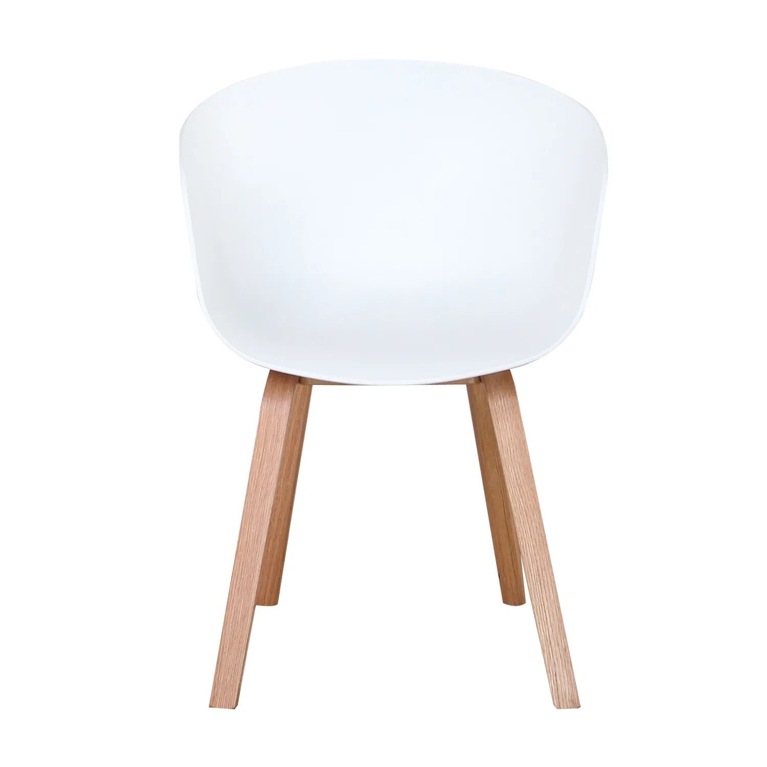 SkandiShop A Set of 4 Modern Dining Chairs, Retro-Designed Armchairs, High-Quality Wooden Legs, Suit for Dining Room Kitchen Living Room