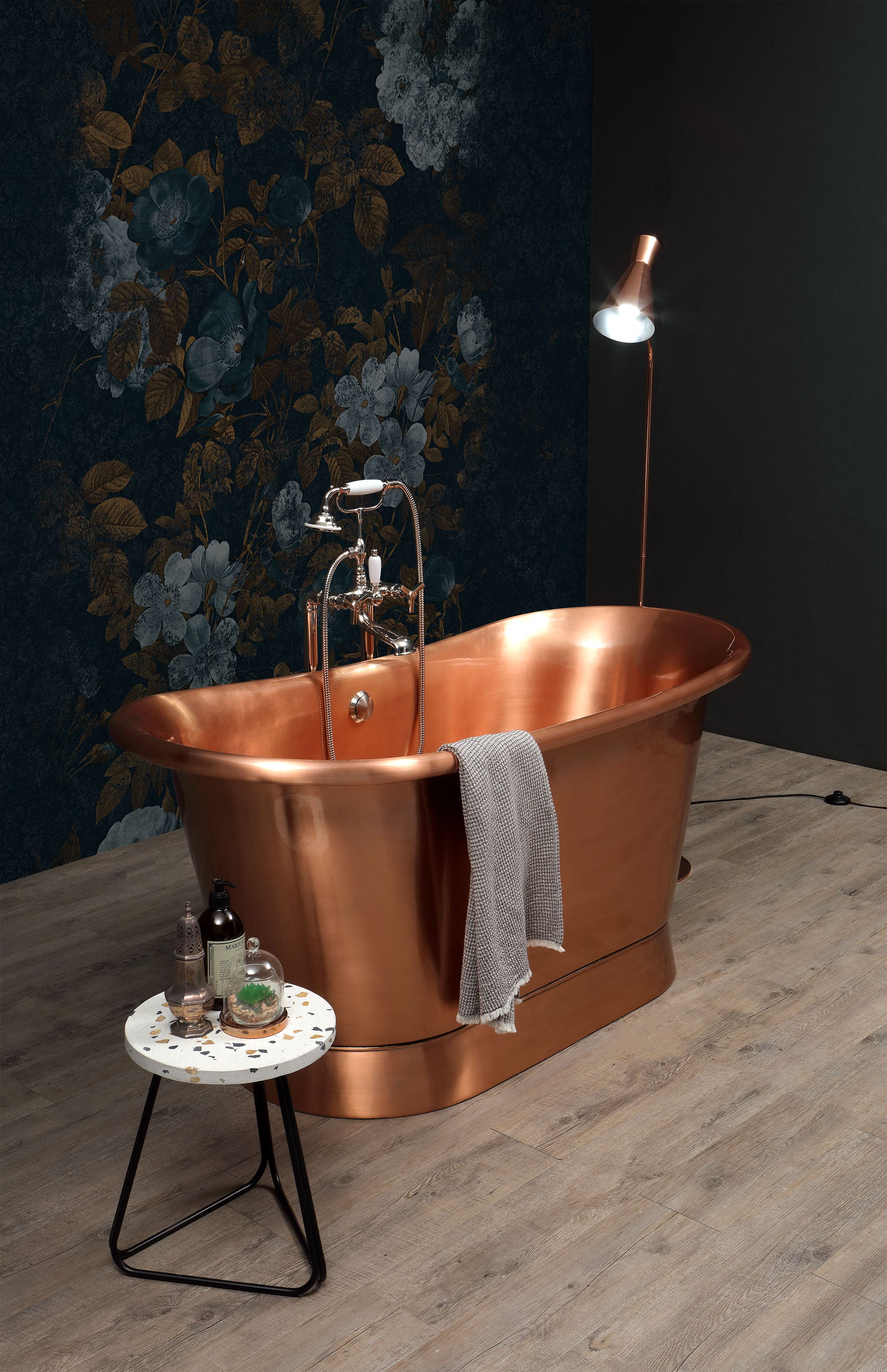 Napoleon Brushed Copper Bathtub