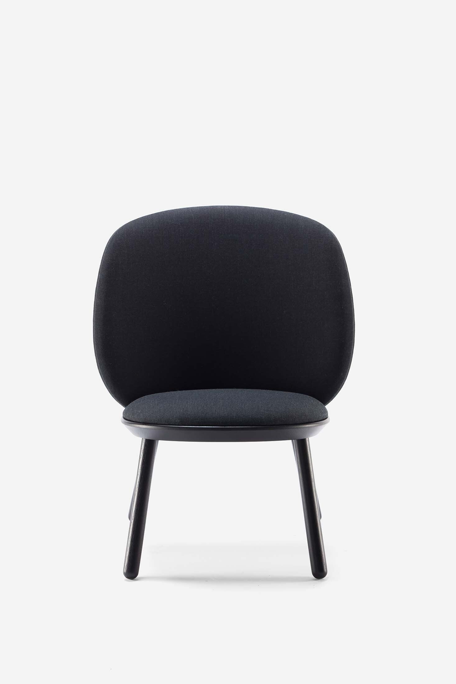 Naïve Low Chair Black Ash