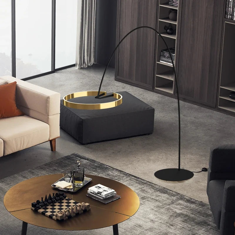Nordic Halo LED Floor Lamp